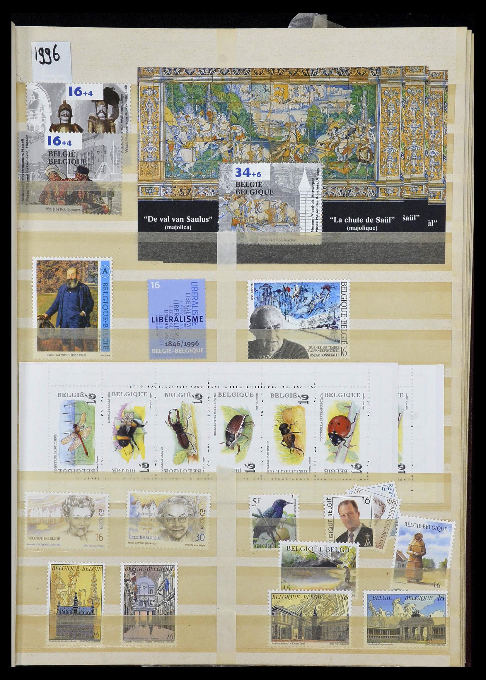 34019 089 - Postzegelverzameling 34019 België 1960-2004.