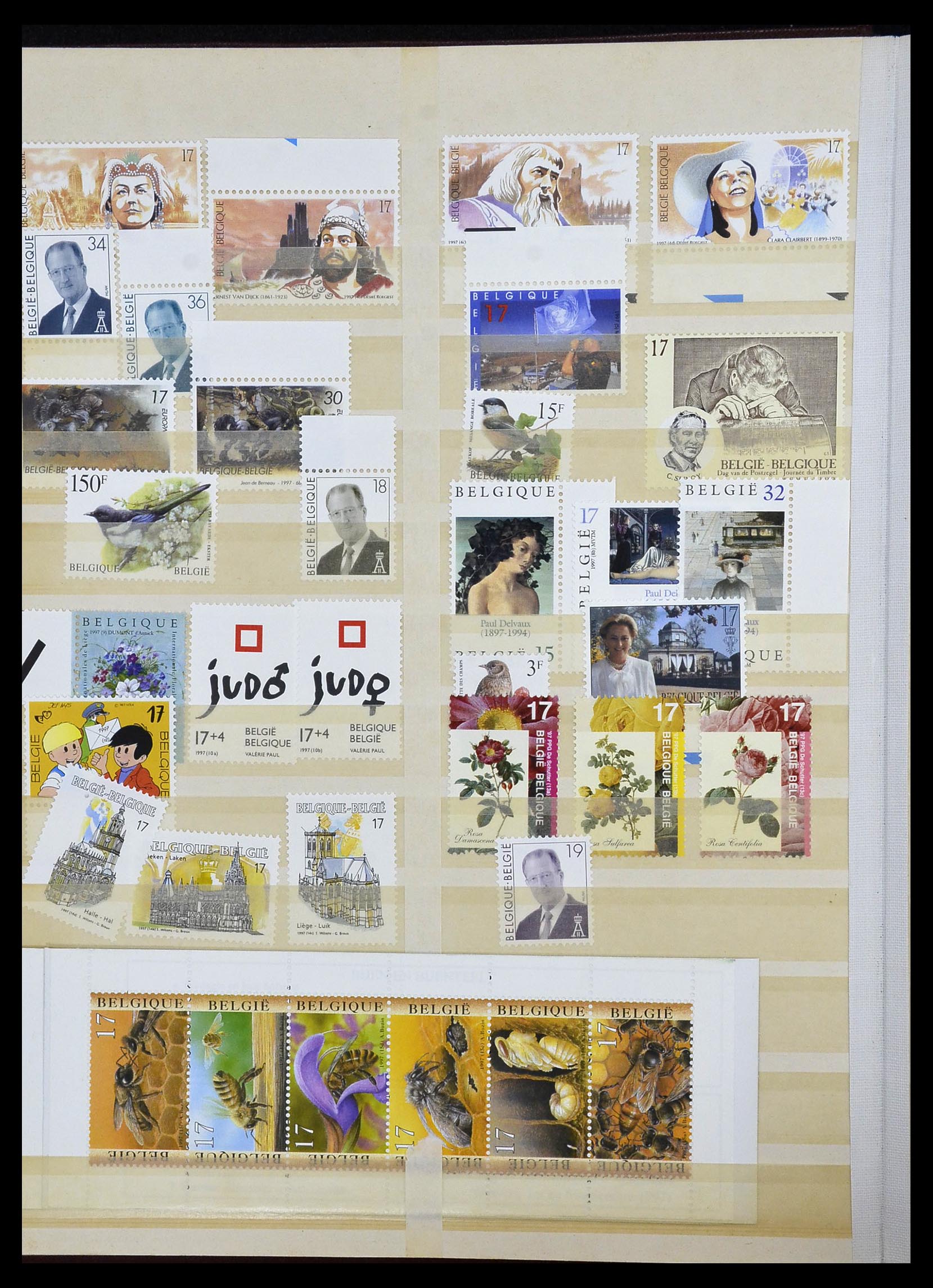 34019 093 - Postzegelverzameling 34019 België 1960-2004.