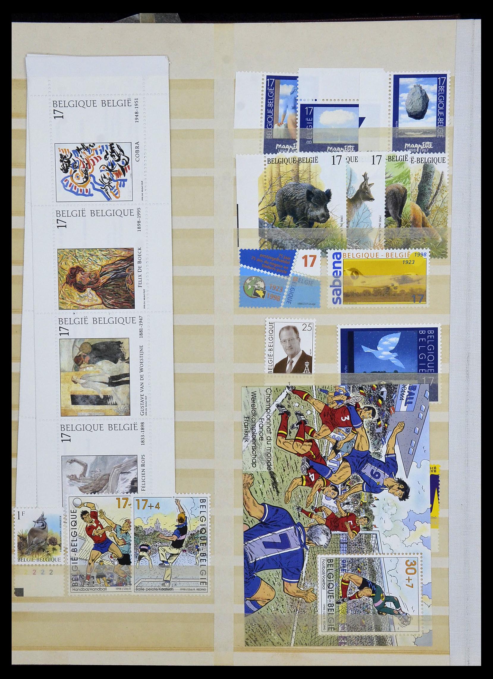 34019 094 - Stamp collection 34019 Belgium 1960-2004.