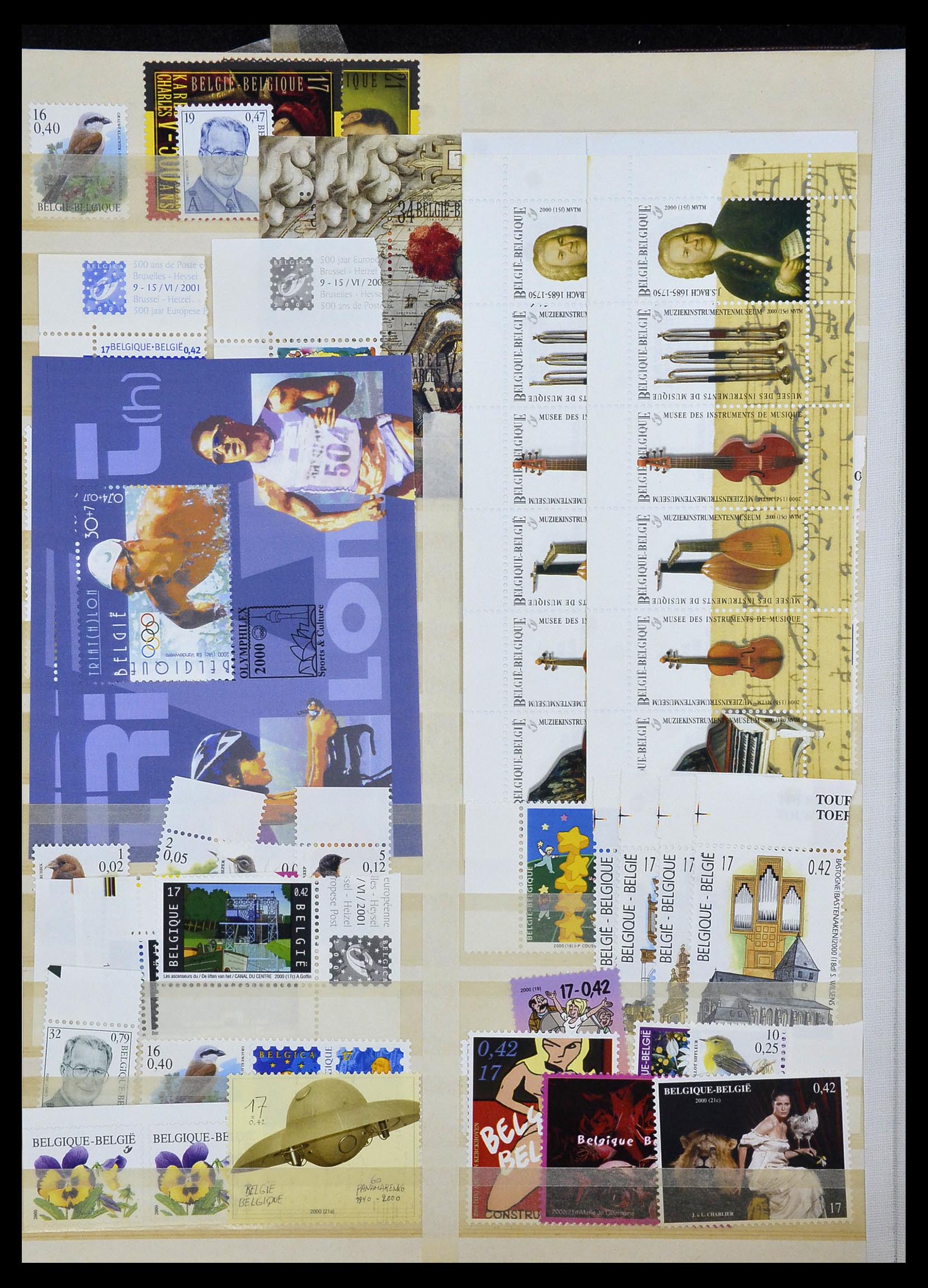 34019 099 - Postzegelverzameling 34019 België 1960-2004.