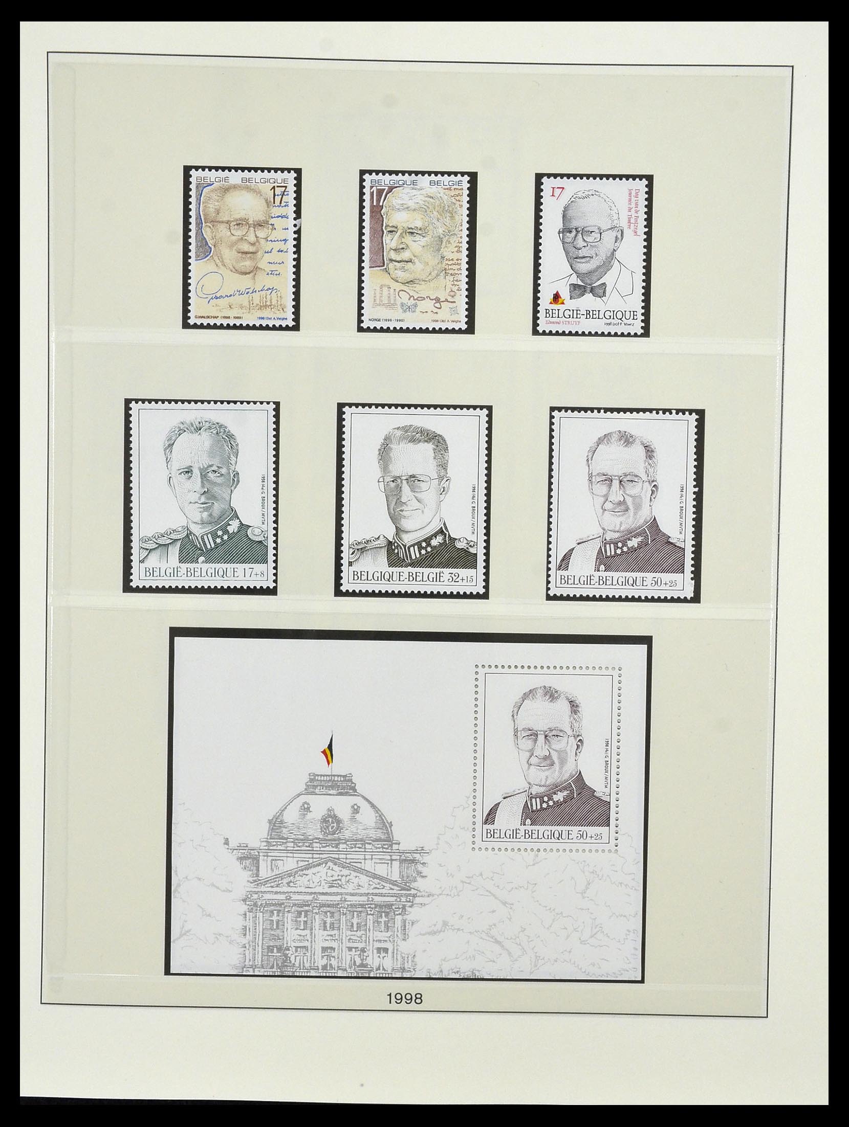 34019 143 - Postzegelverzameling 34019 België 1960-2004.