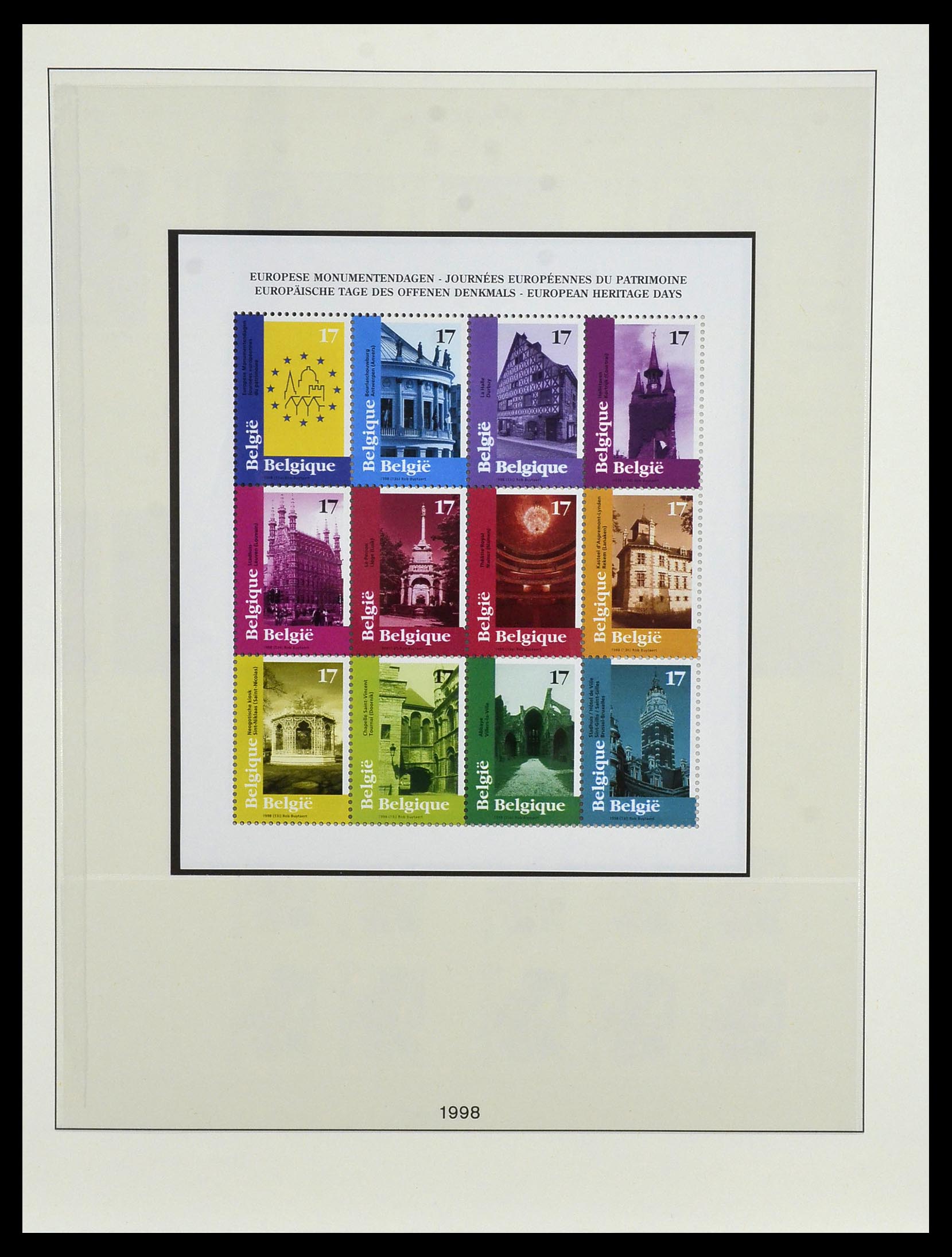 34019 149 - Postzegelverzameling 34019 België 1960-2004.