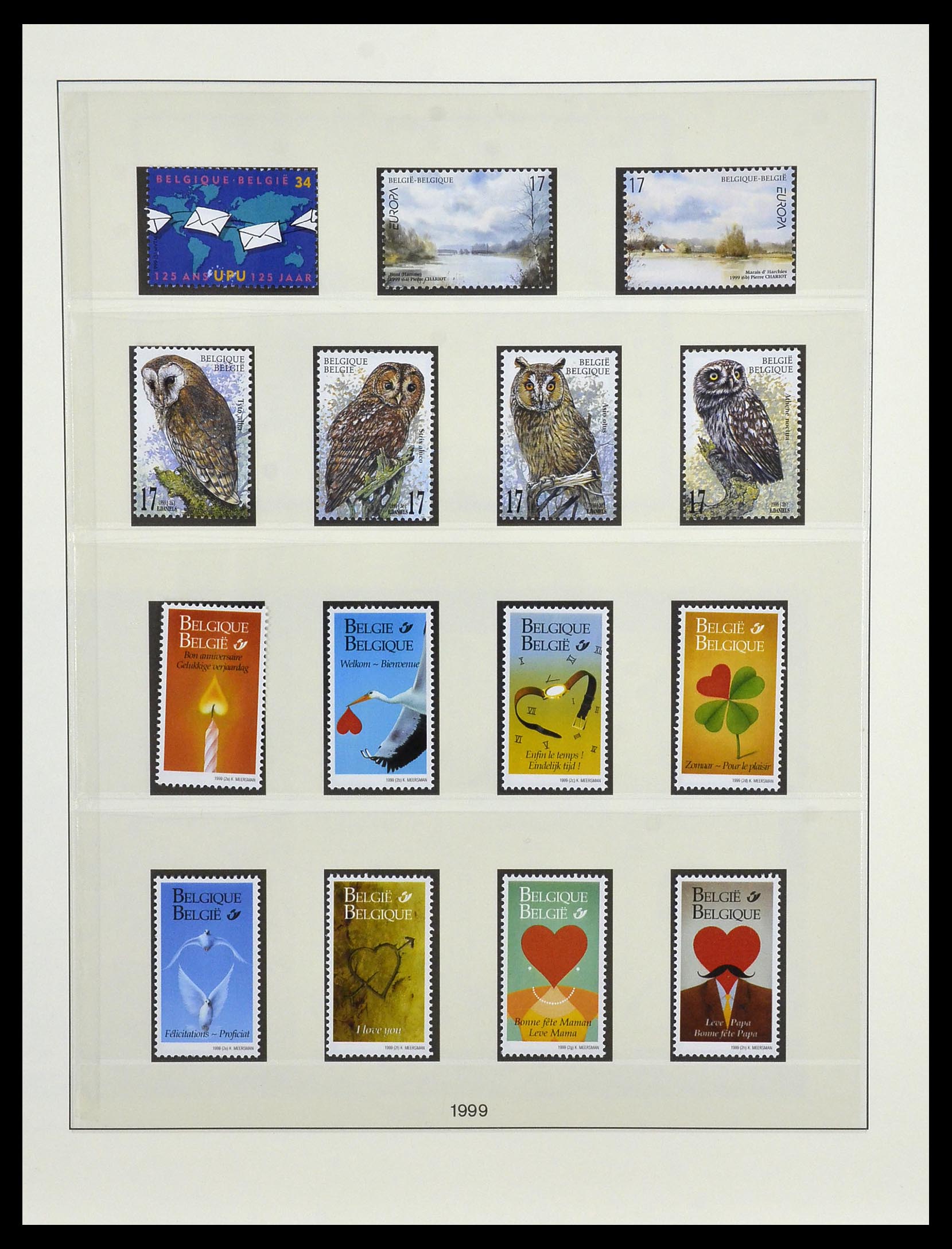 34019 158 - Postzegelverzameling 34019 België 1960-2004.