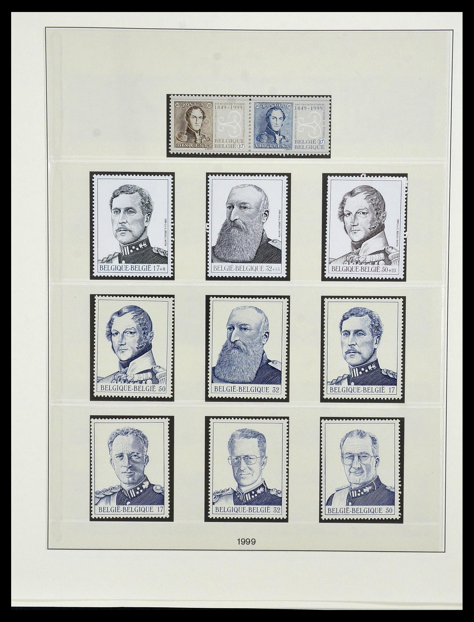 34019 160 - Postzegelverzameling 34019 België 1960-2004.