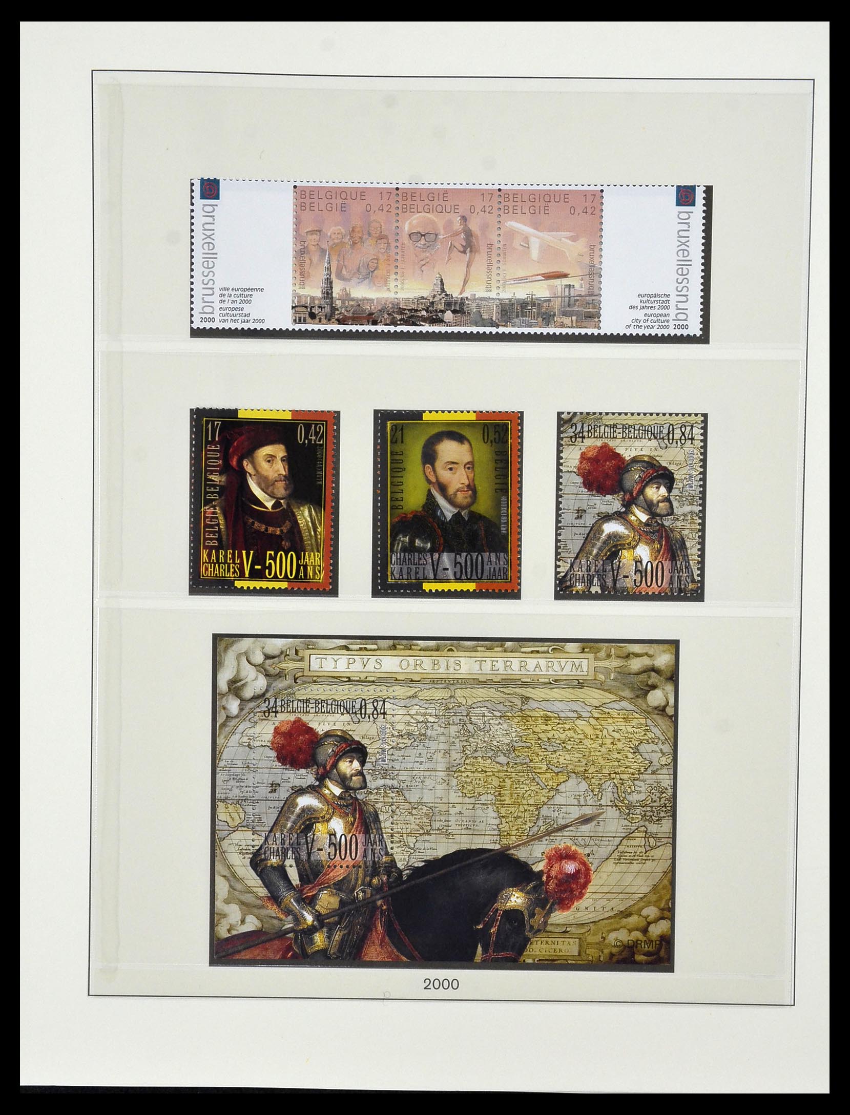 34019 167 - Postzegelverzameling 34019 België 1960-2004.