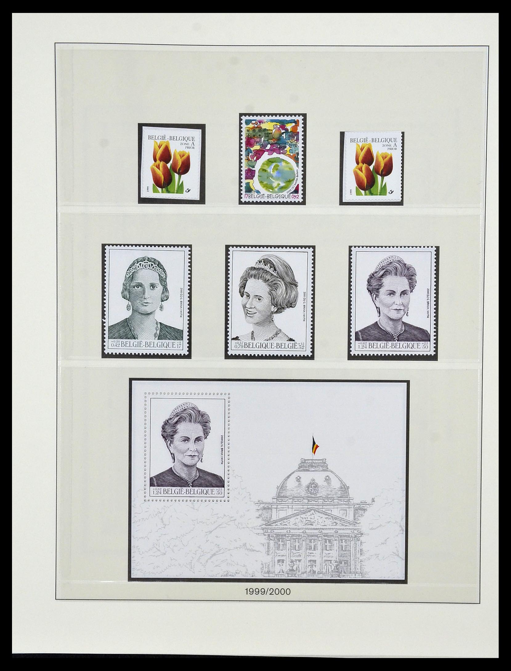 34019 168 - Postzegelverzameling 34019 België 1960-2004.