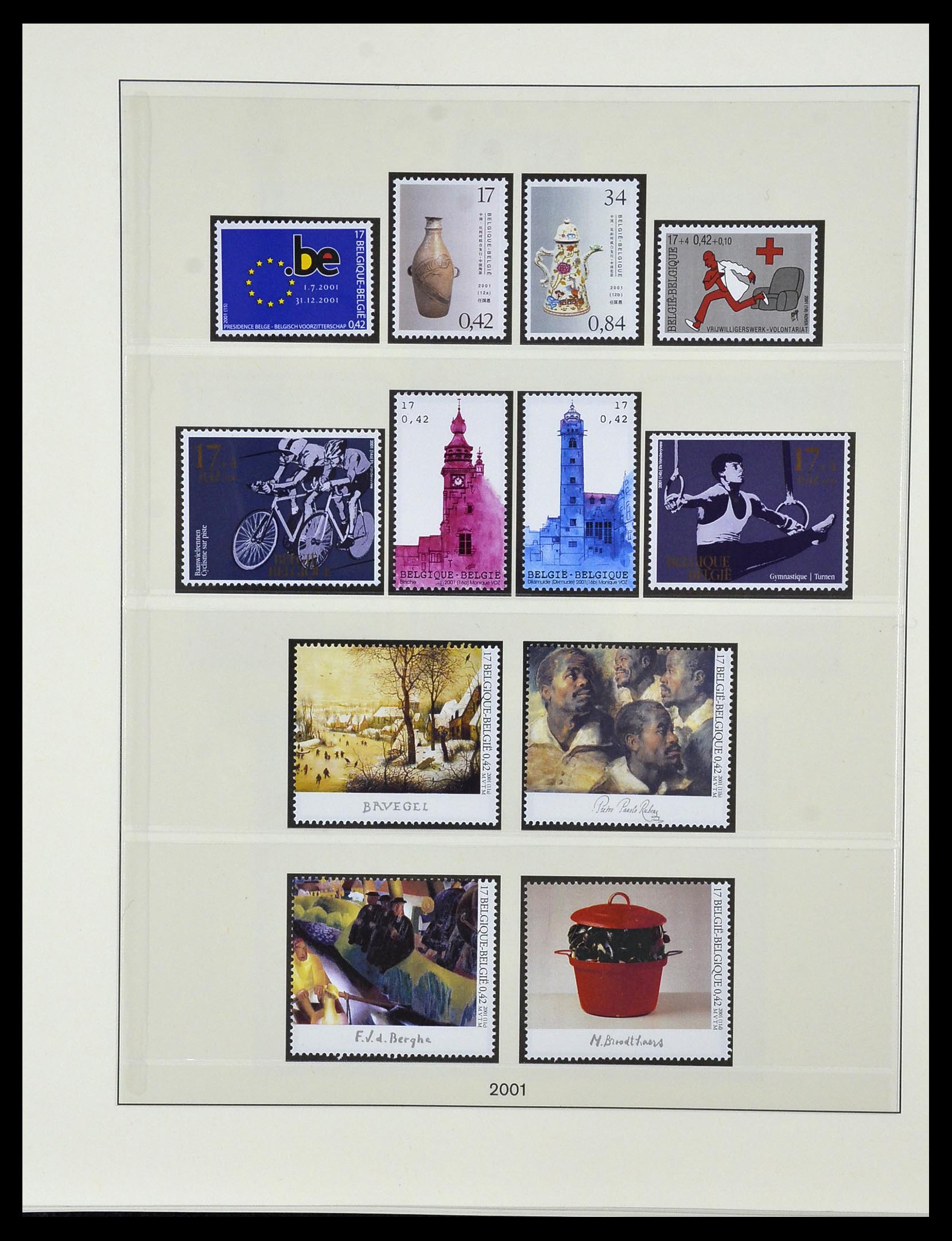 34019 178 - Postzegelverzameling 34019 België 1960-2004.