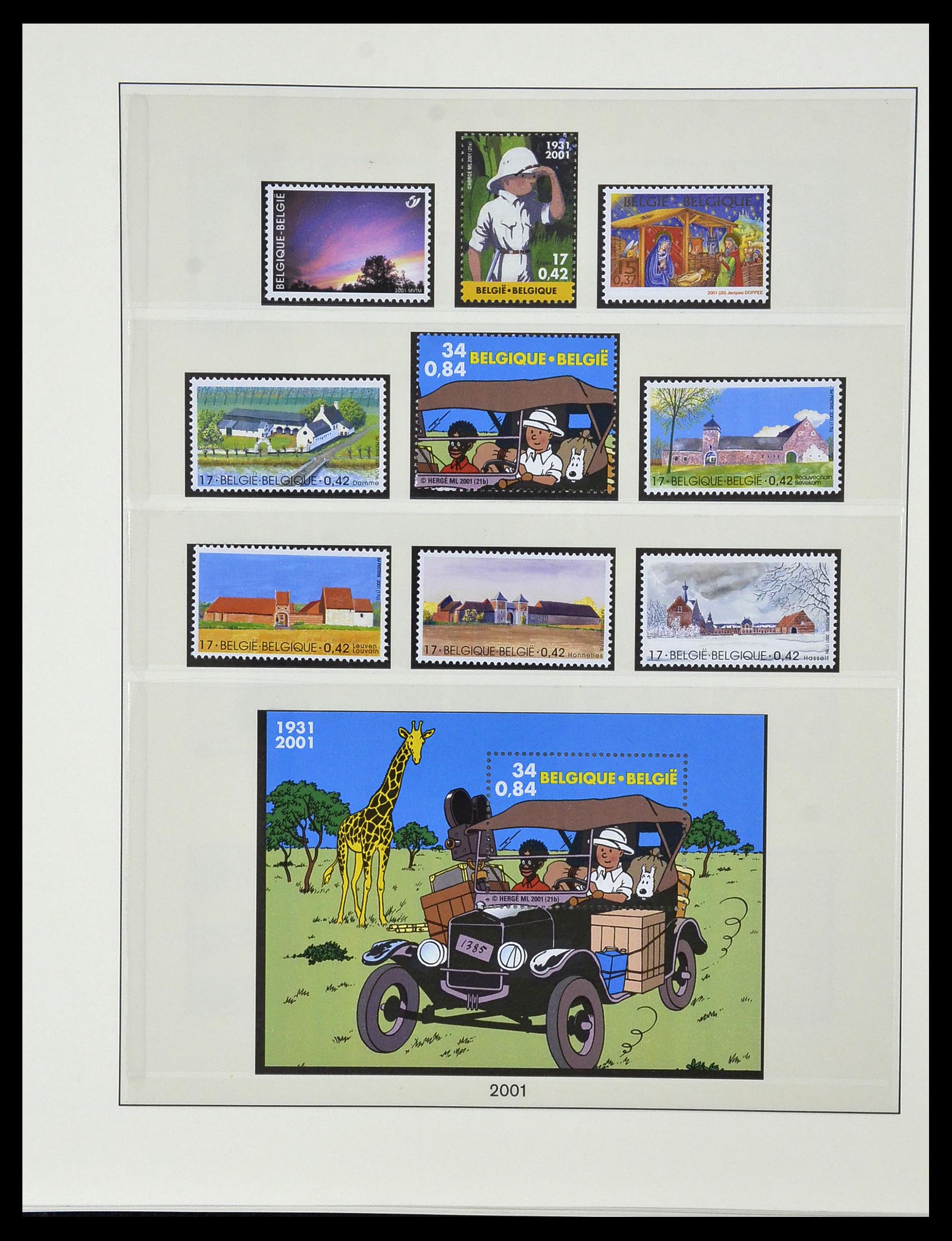 34019 179 - Postzegelverzameling 34019 België 1960-2004.