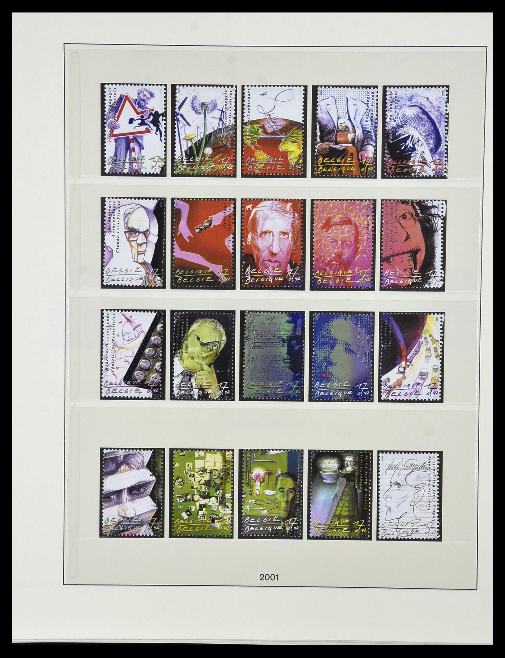 34019 180 - Stamp collection 34019 Belgium 1960-2004.