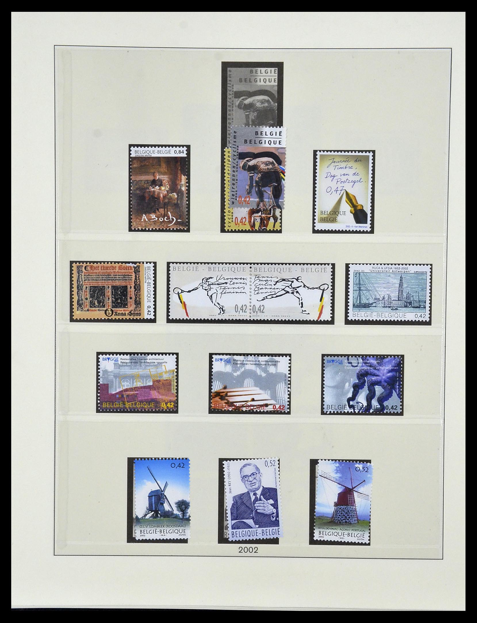 34019 183 - Stamp collection 34019 Belgium 1960-2004.