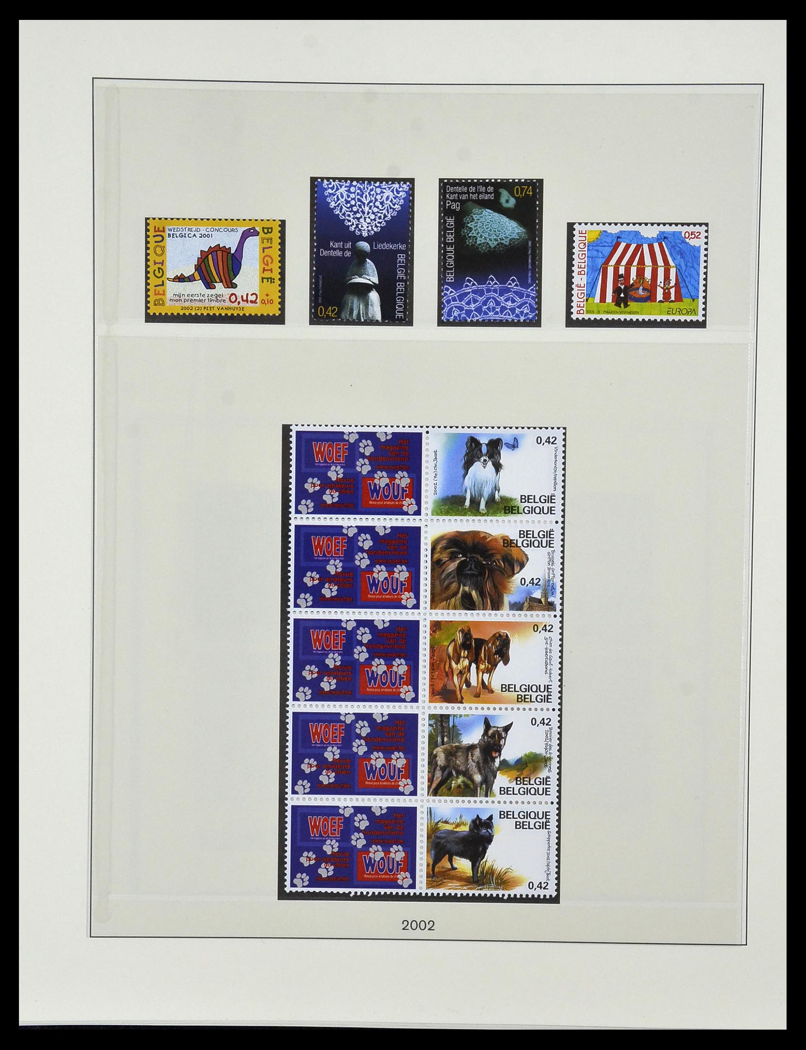 34019 184 - Postzegelverzameling 34019 België 1960-2004.