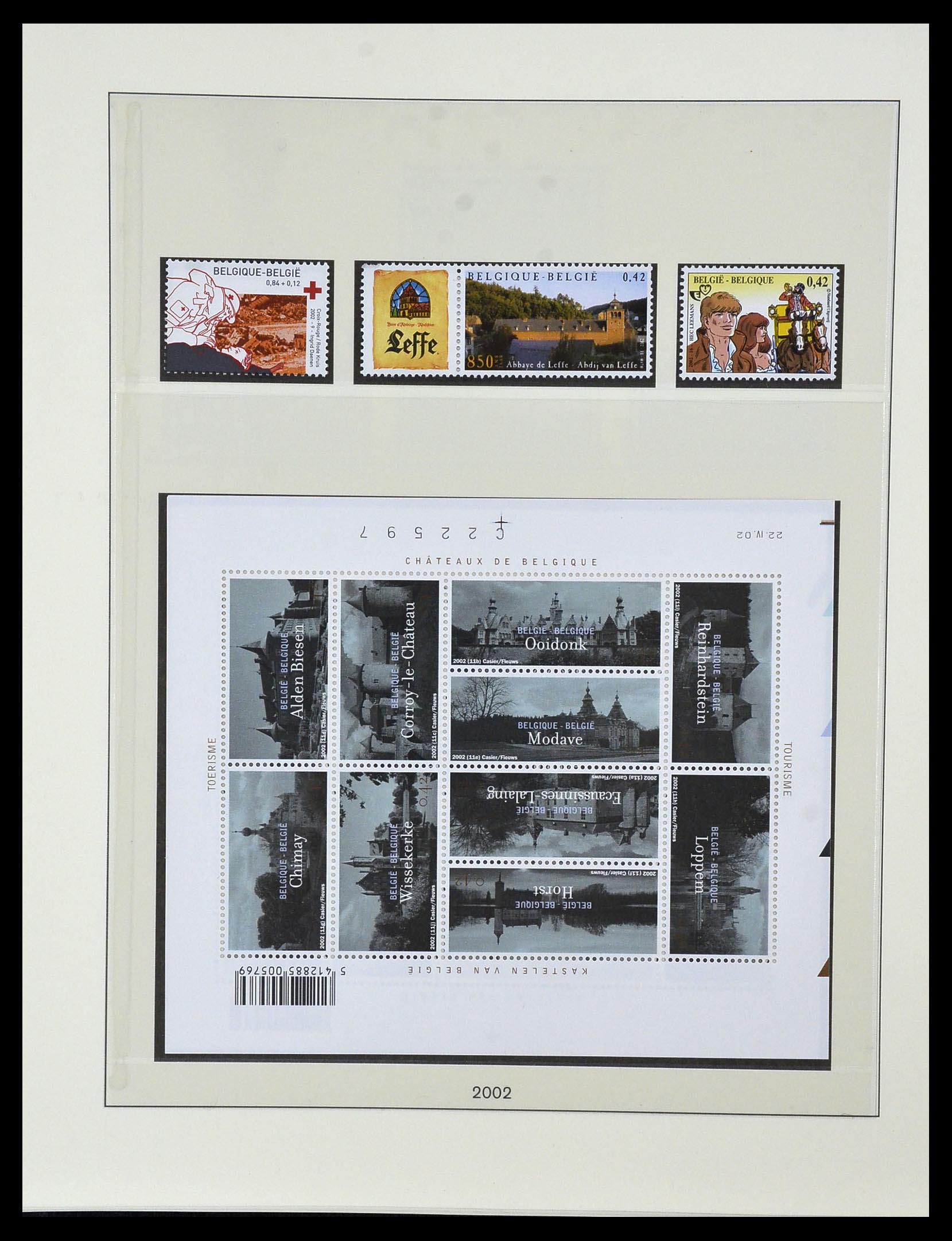 34019 185 - Postzegelverzameling 34019 België 1960-2004.