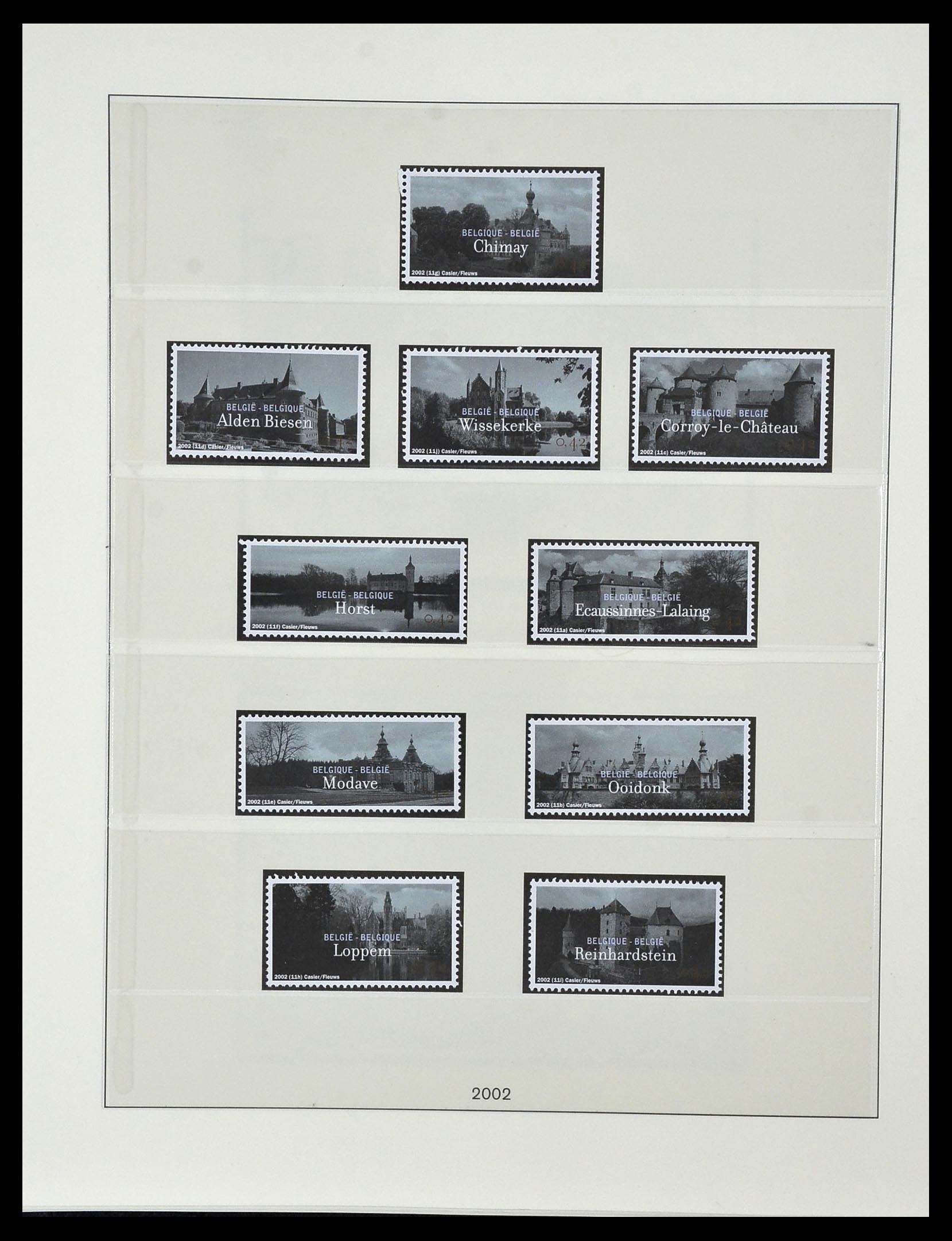 34019 186 - Stamp collection 34019 Belgium 1960-2004.