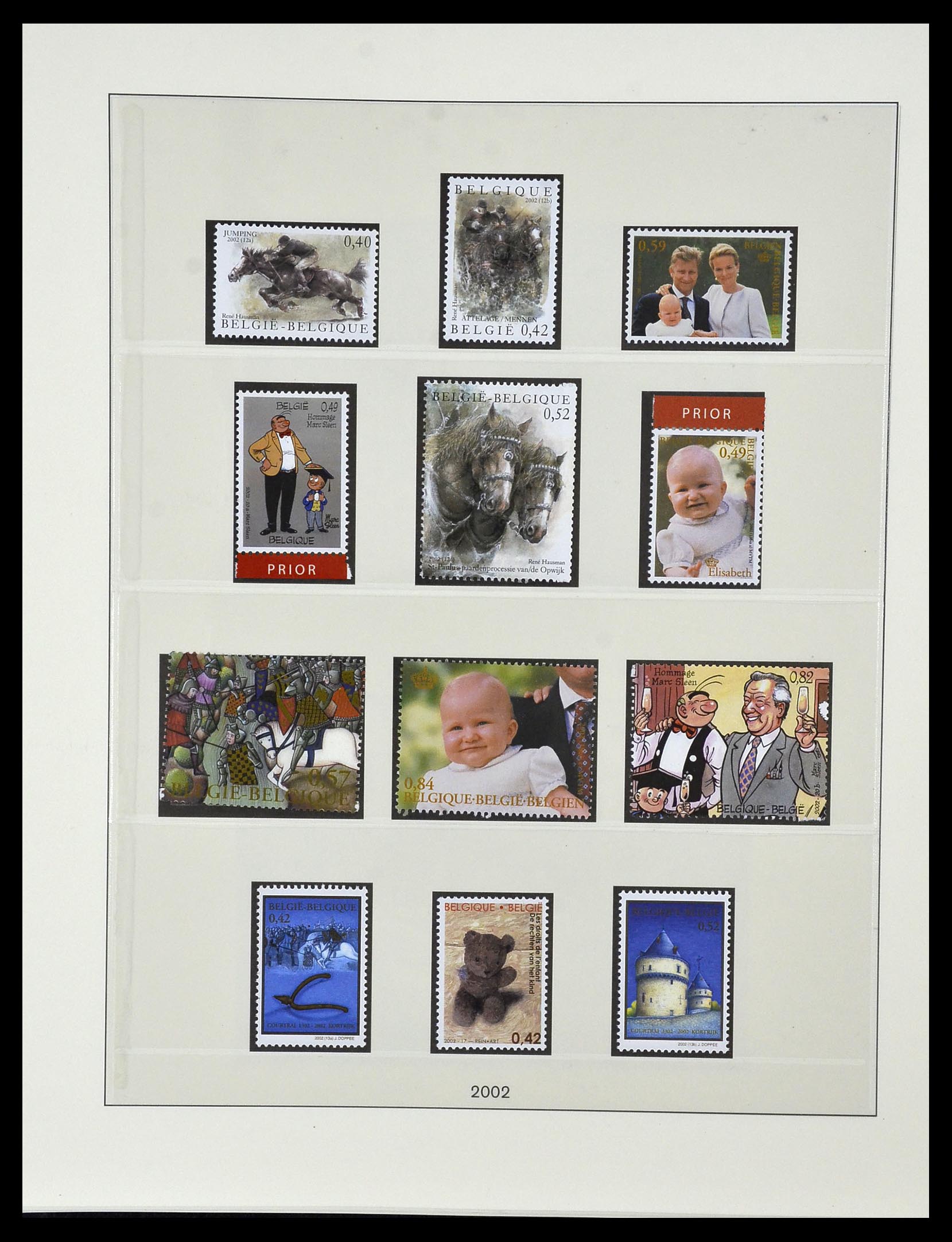 34019 188 - Stamp collection 34019 Belgium 1960-2004.
