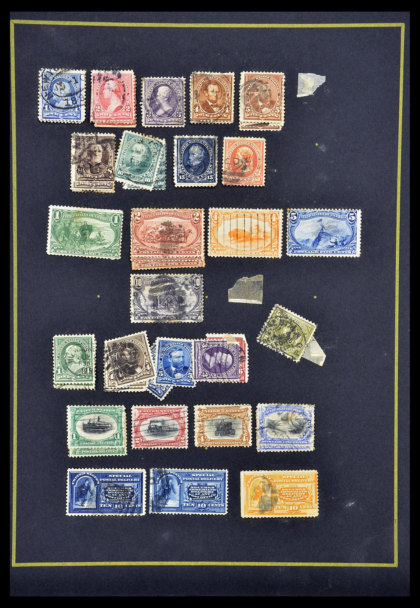 34020 002 - Postzegelverzameling 34020 USA klassiek 1857-1920.