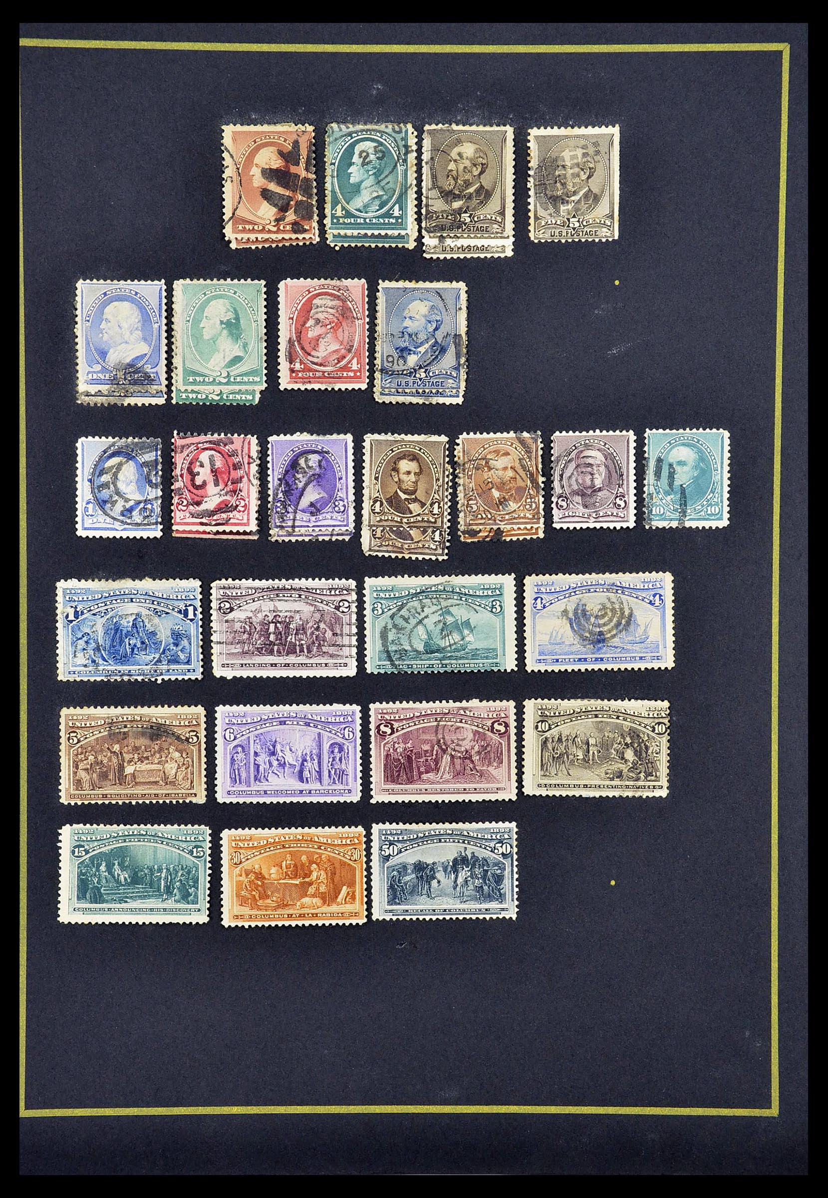 34020 003 - Postzegelverzameling 34020 USA klassiek 1857-1920.