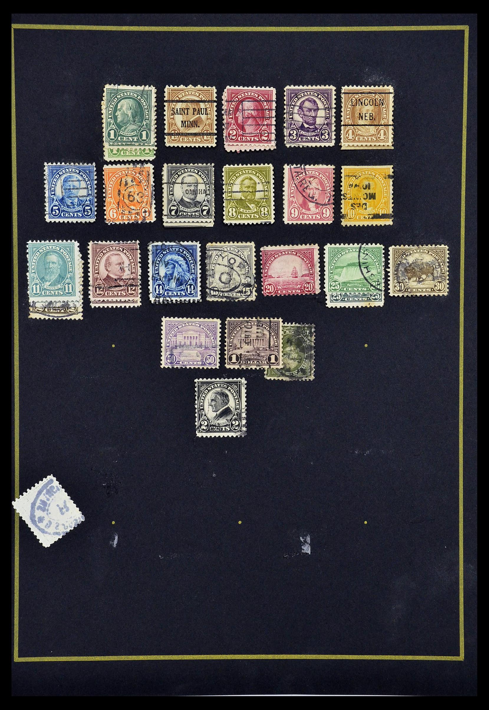 34020 004 - Stamp collection 34020 USA classic 1857-1920.