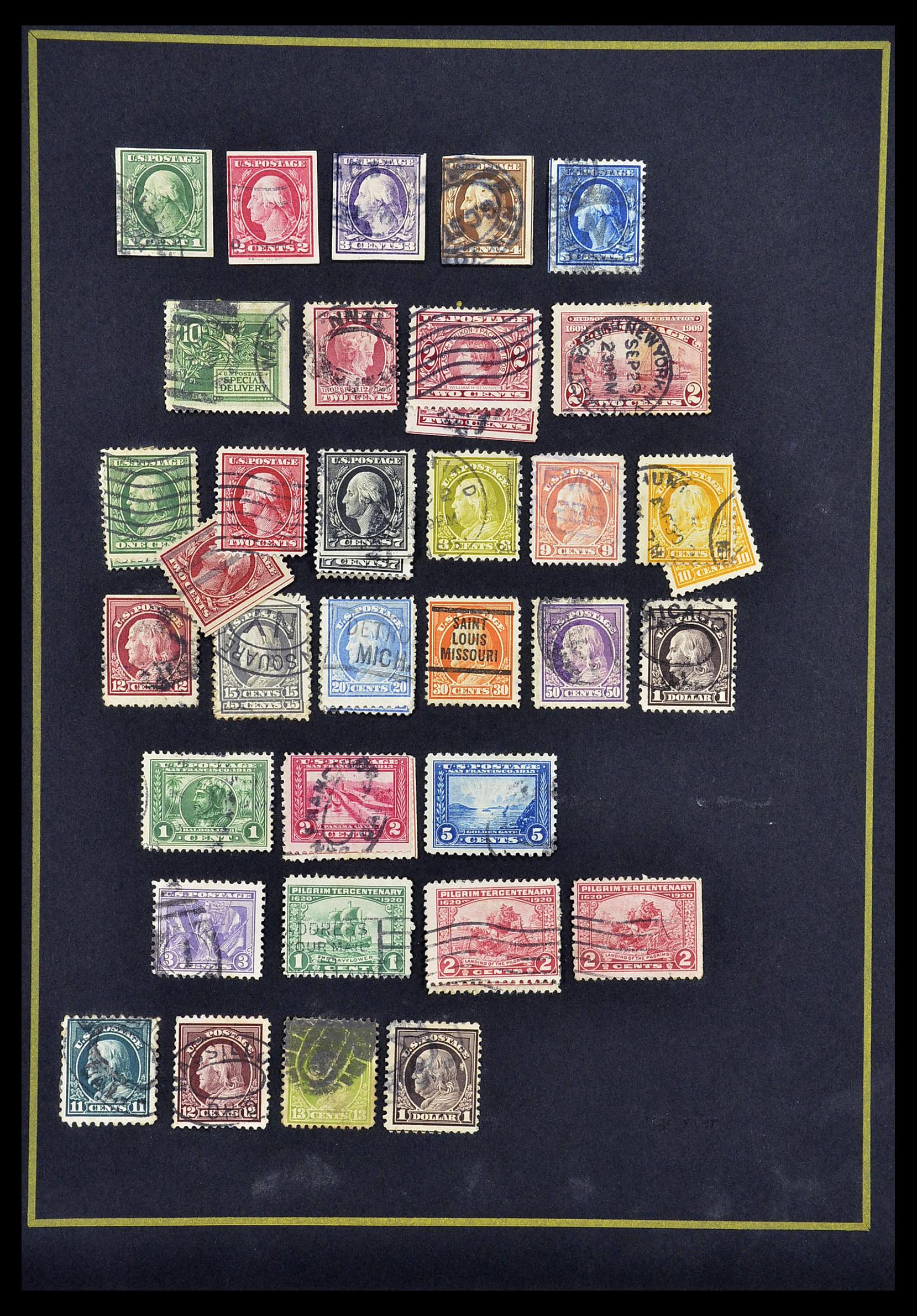 34020 006 - Postzegelverzameling 34020 USA klassiek 1857-1920.