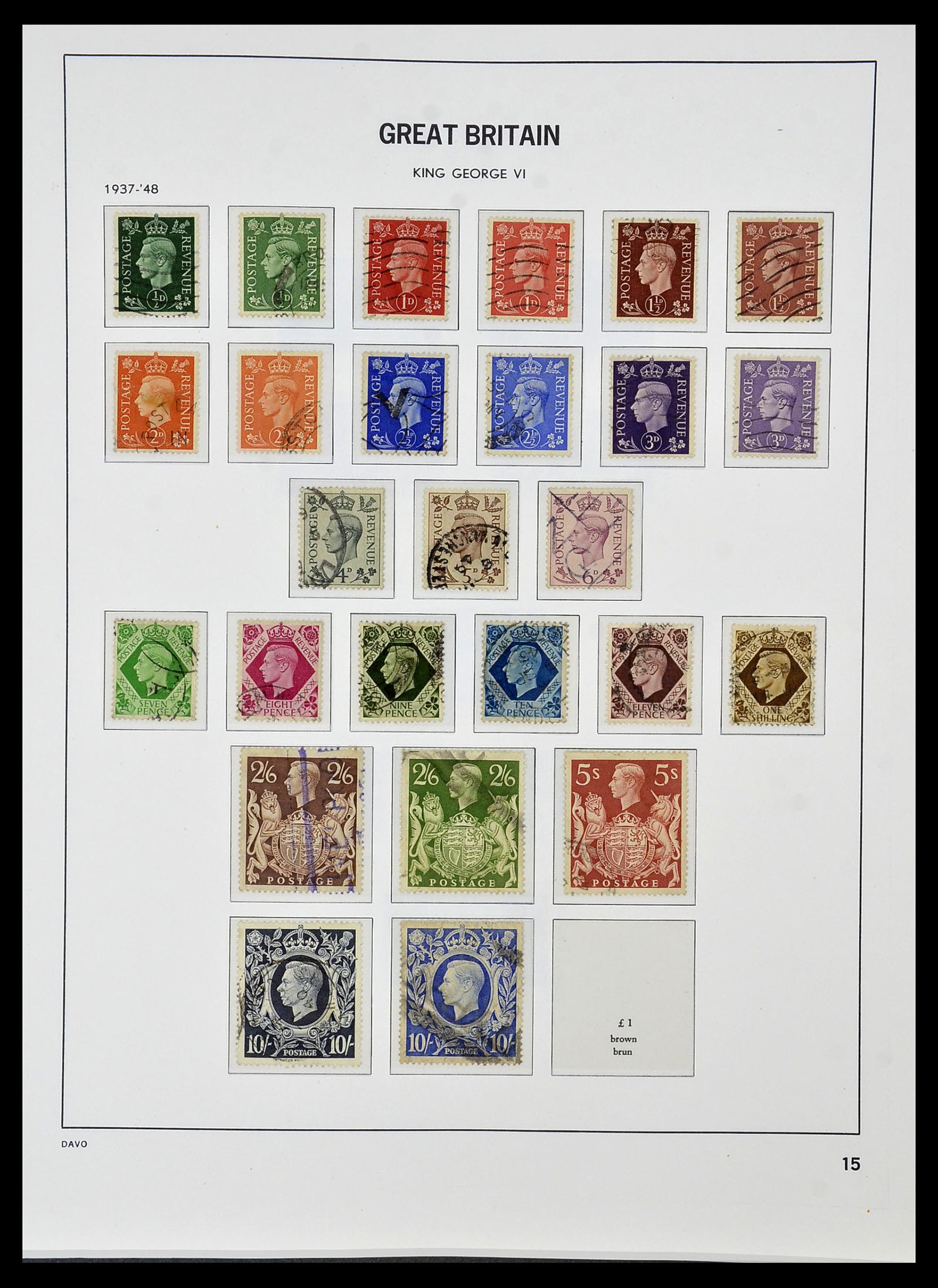 34021 015 - Stamp collection 34021 World sorting lot 1854-1986.