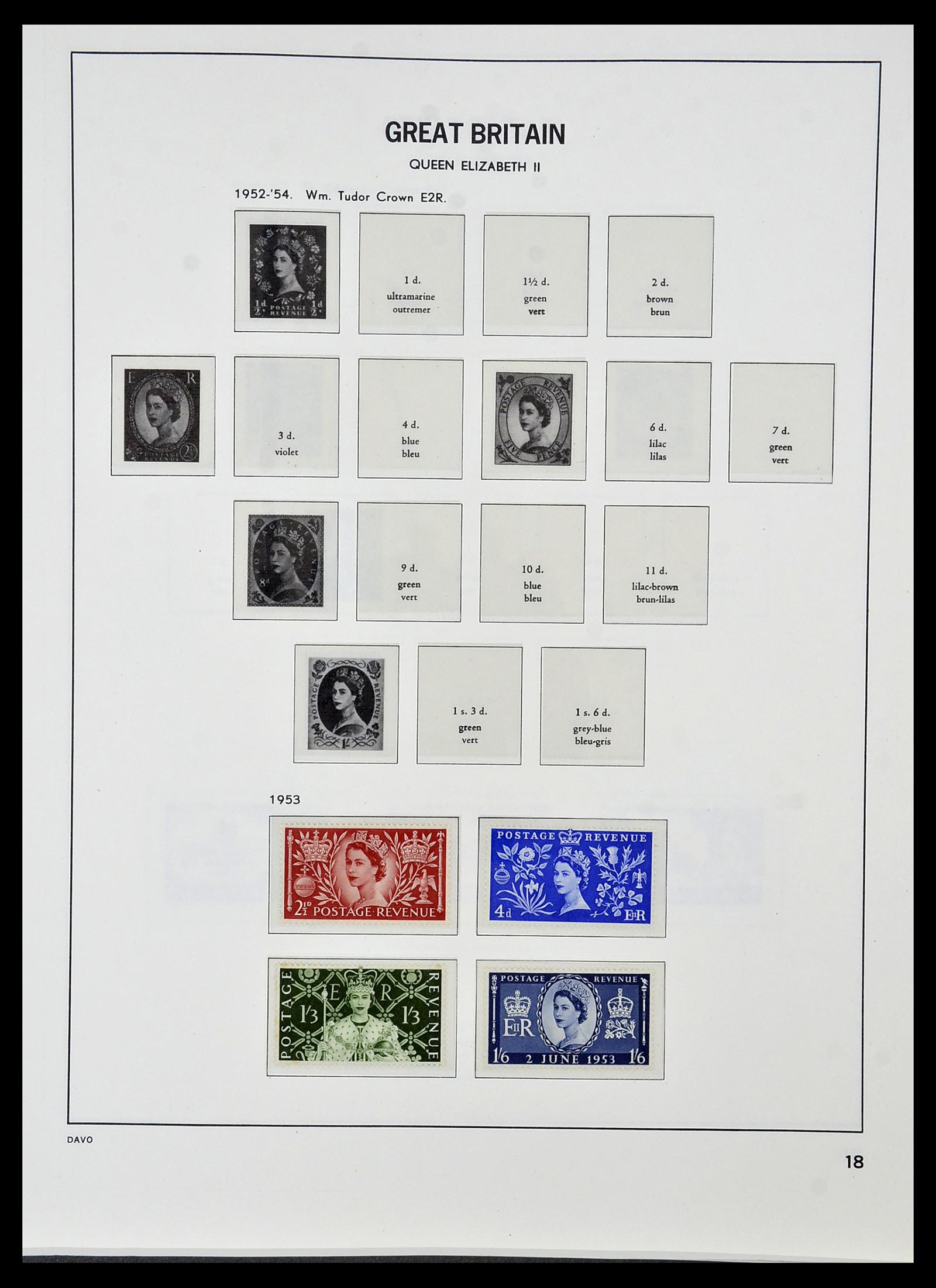 34021 018 - Stamp collection 34021 World sorting lot 1854-1986.