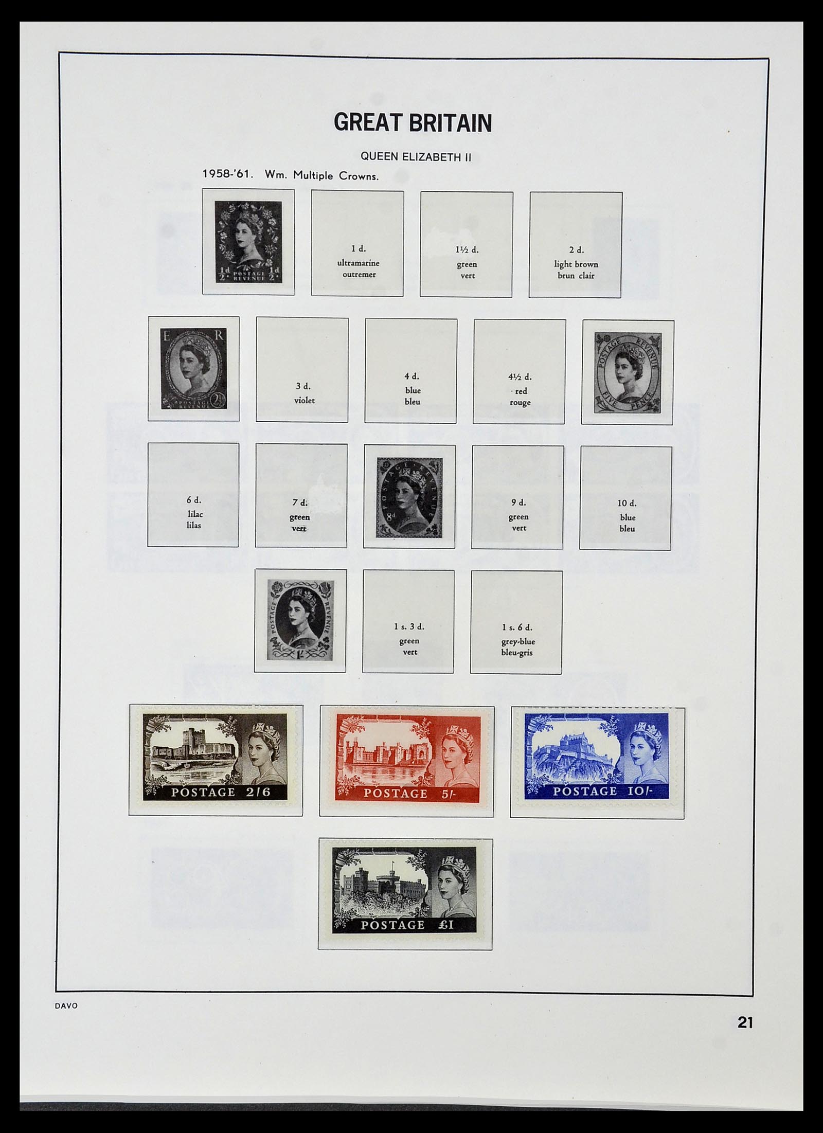 34021 021 - Stamp collection 34021 World sorting lot 1854-1986.