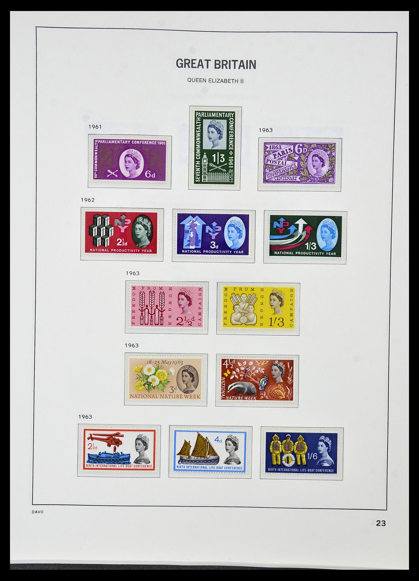 34021 023 - Stamp collection 34021 World sorting lot 1854-1986.