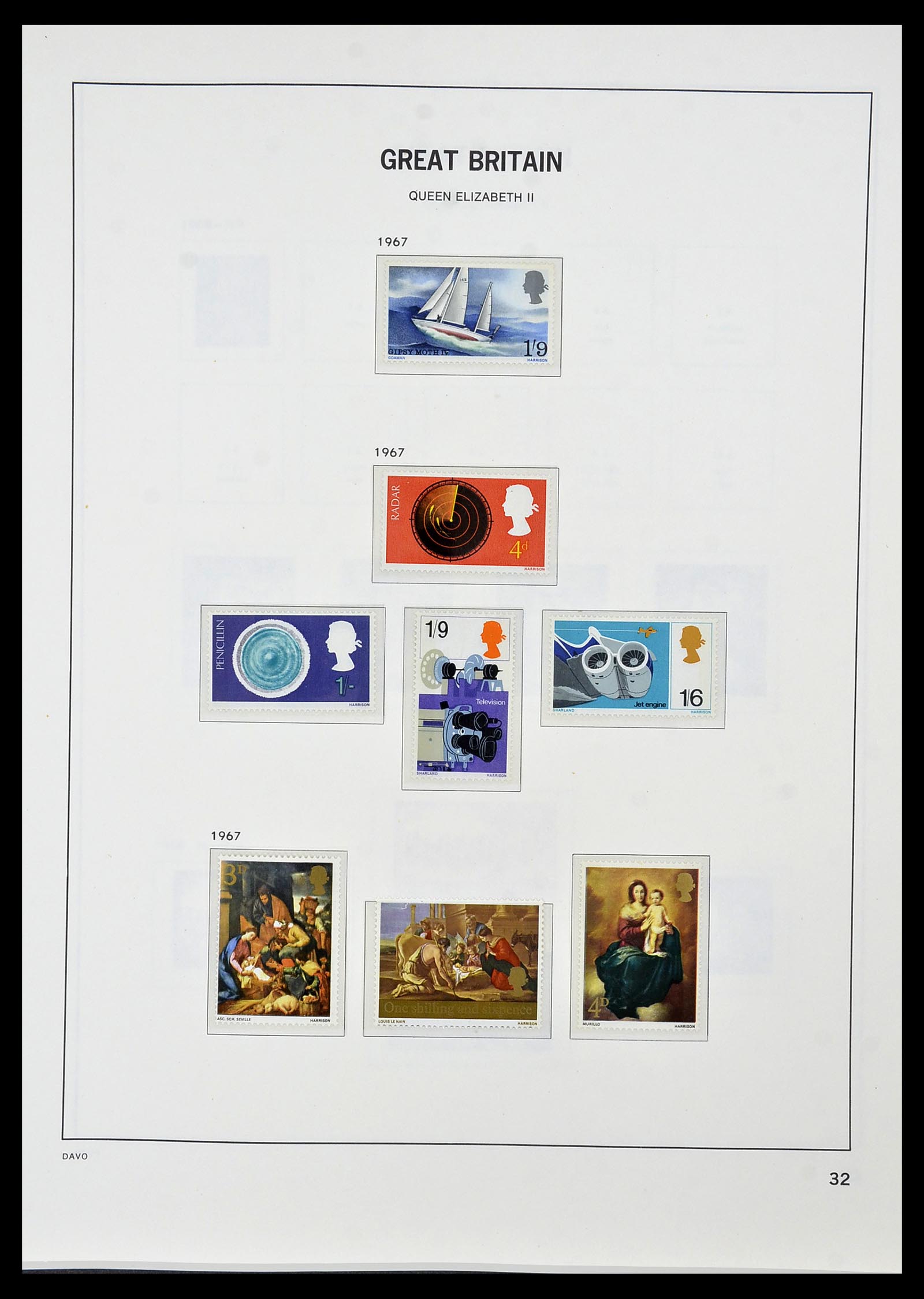 34021 040 - Postzegelverzameling 34021 Wereld uitzoekpartij 1854-1986.