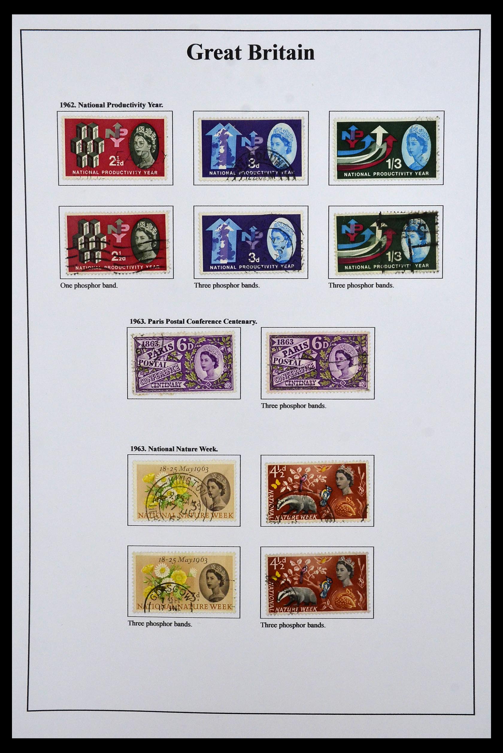 34022 011 - Stamp collection 34022 Great Britain 1952-2008.