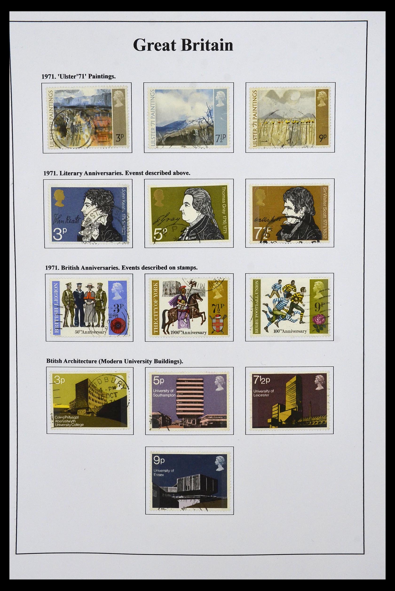 34022 016 - Stamp collection 34022 Great Britain 1952-2008.