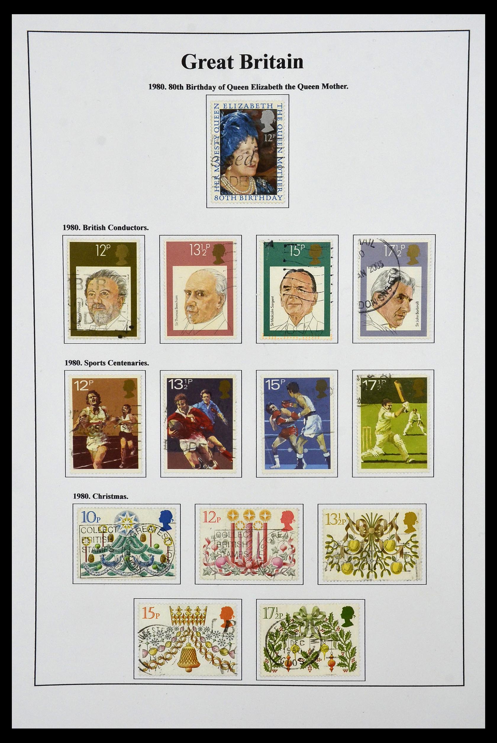 34022 038 - Stamp collection 34022 Great Britain 1952-2008.