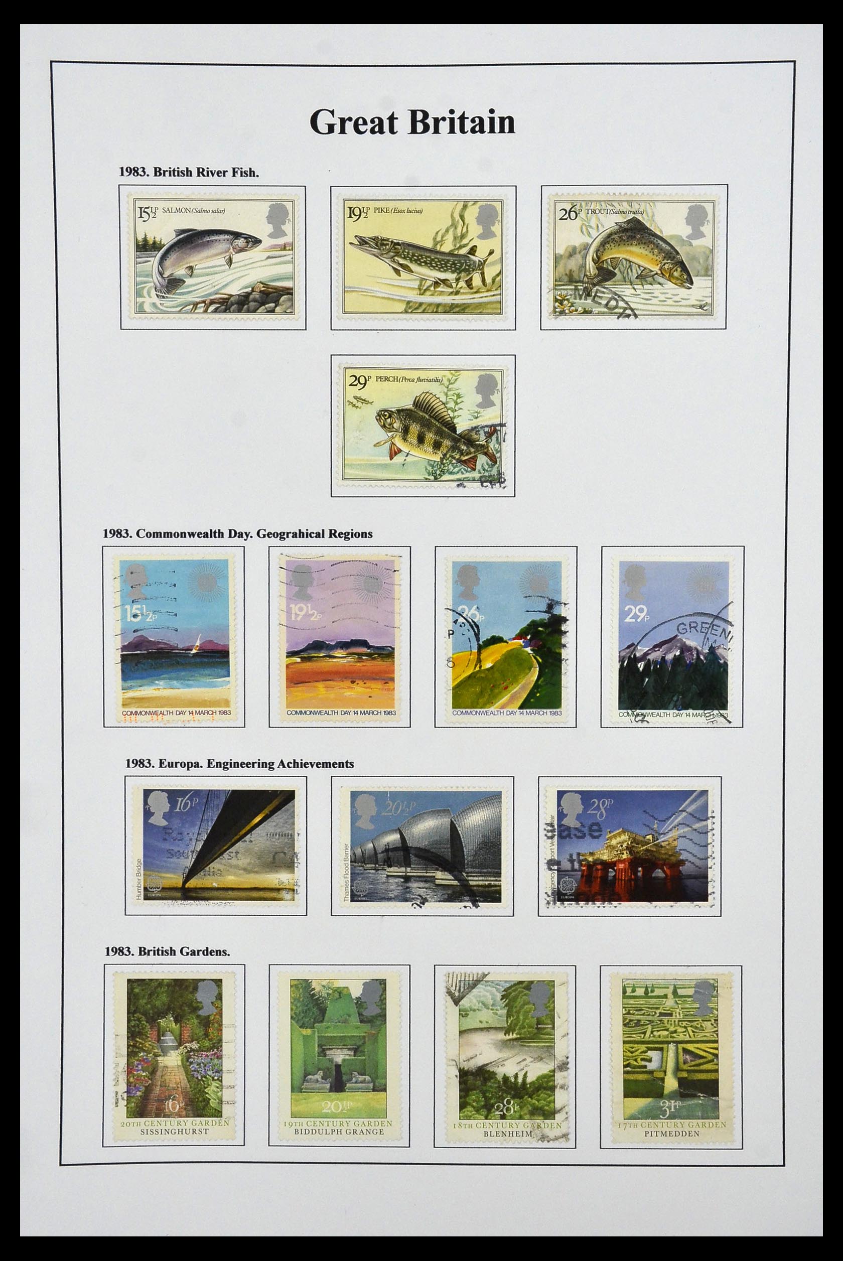34022 044 - Stamp collection 34022 Great Britain 1952-2008.