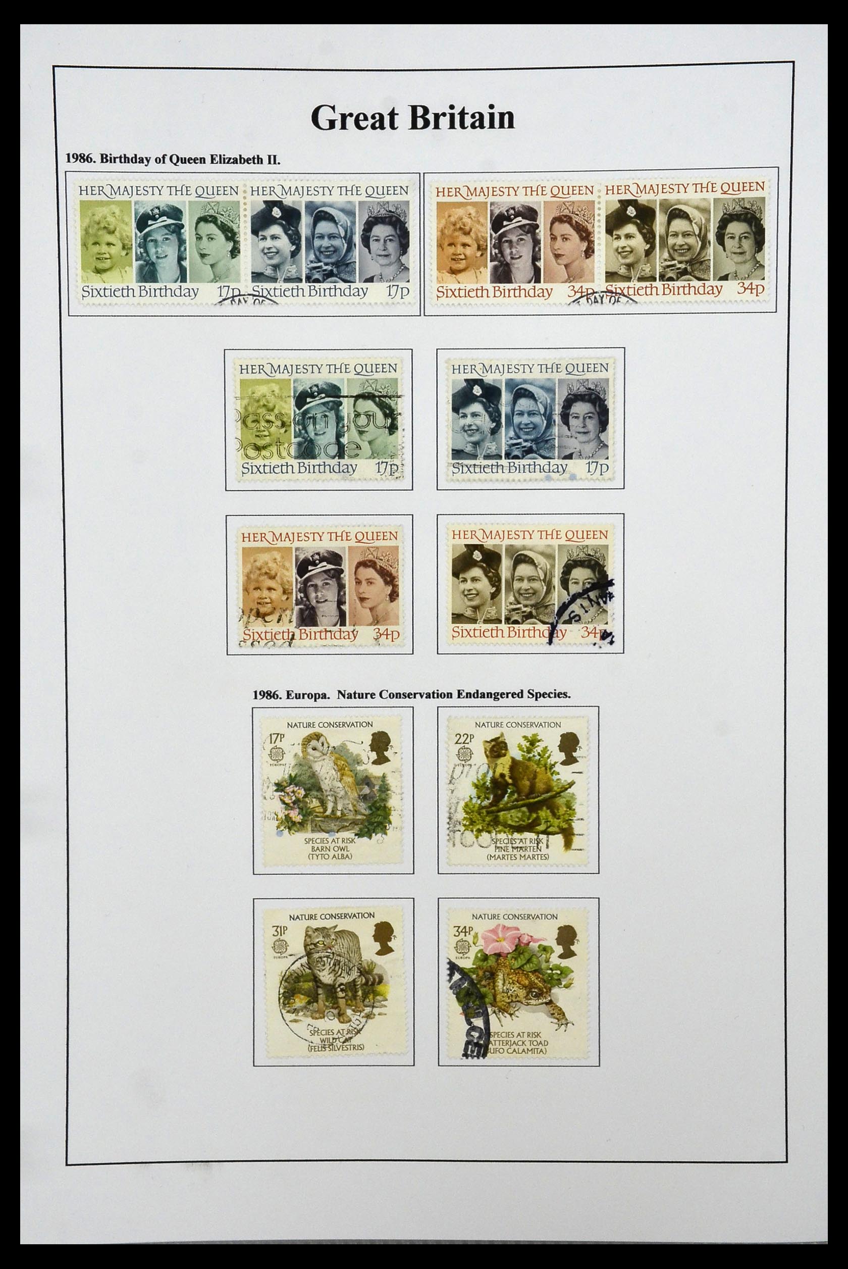 34022 053 - Stamp collection 34022 Great Britain 1952-2008.