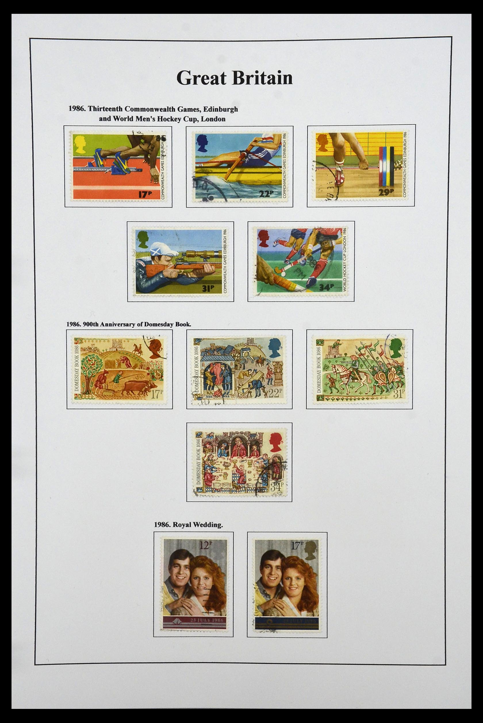 34022 054 - Stamp collection 34022 Great Britain 1952-2008.