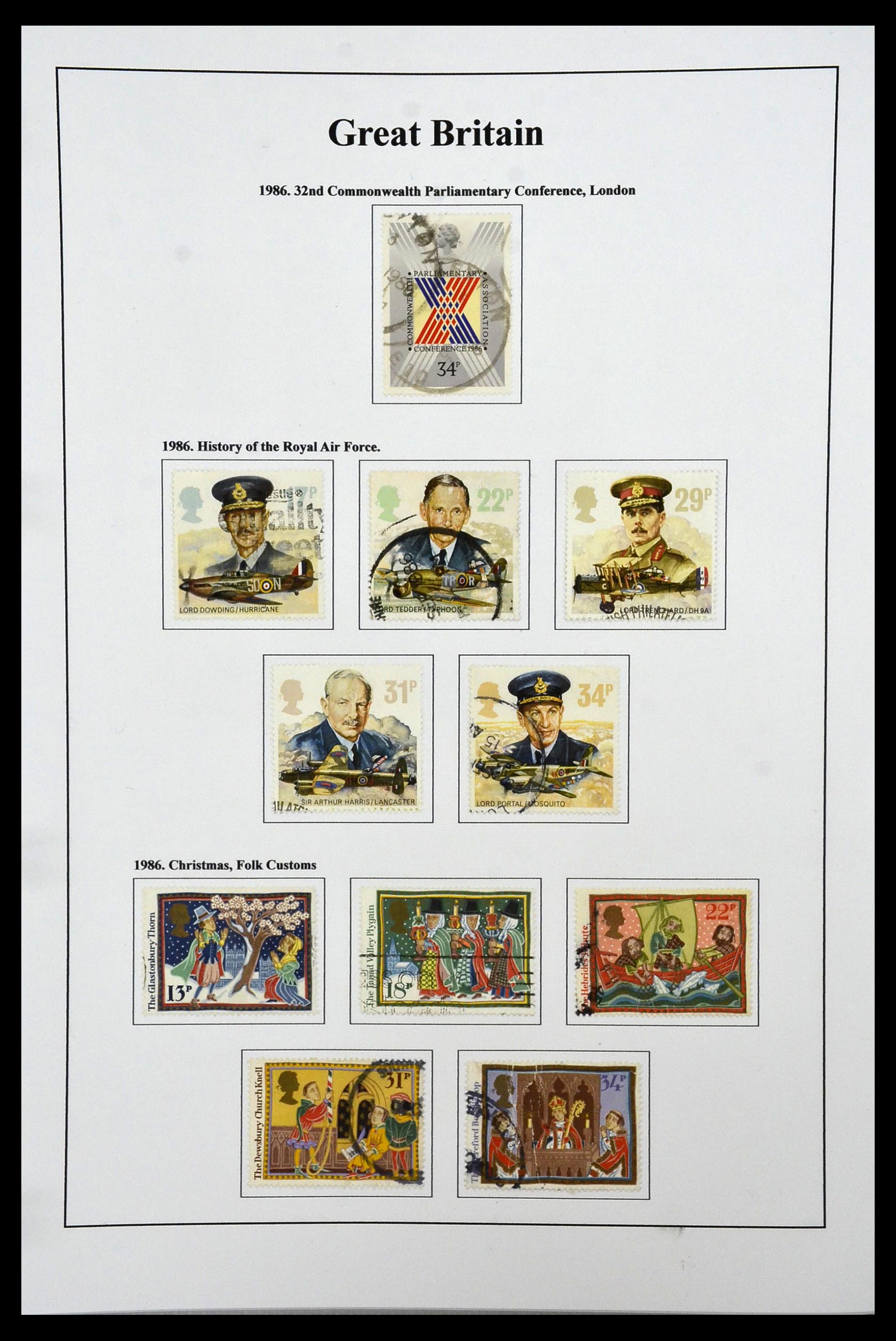 34022 055 - Stamp collection 34022 Great Britain 1952-2008.