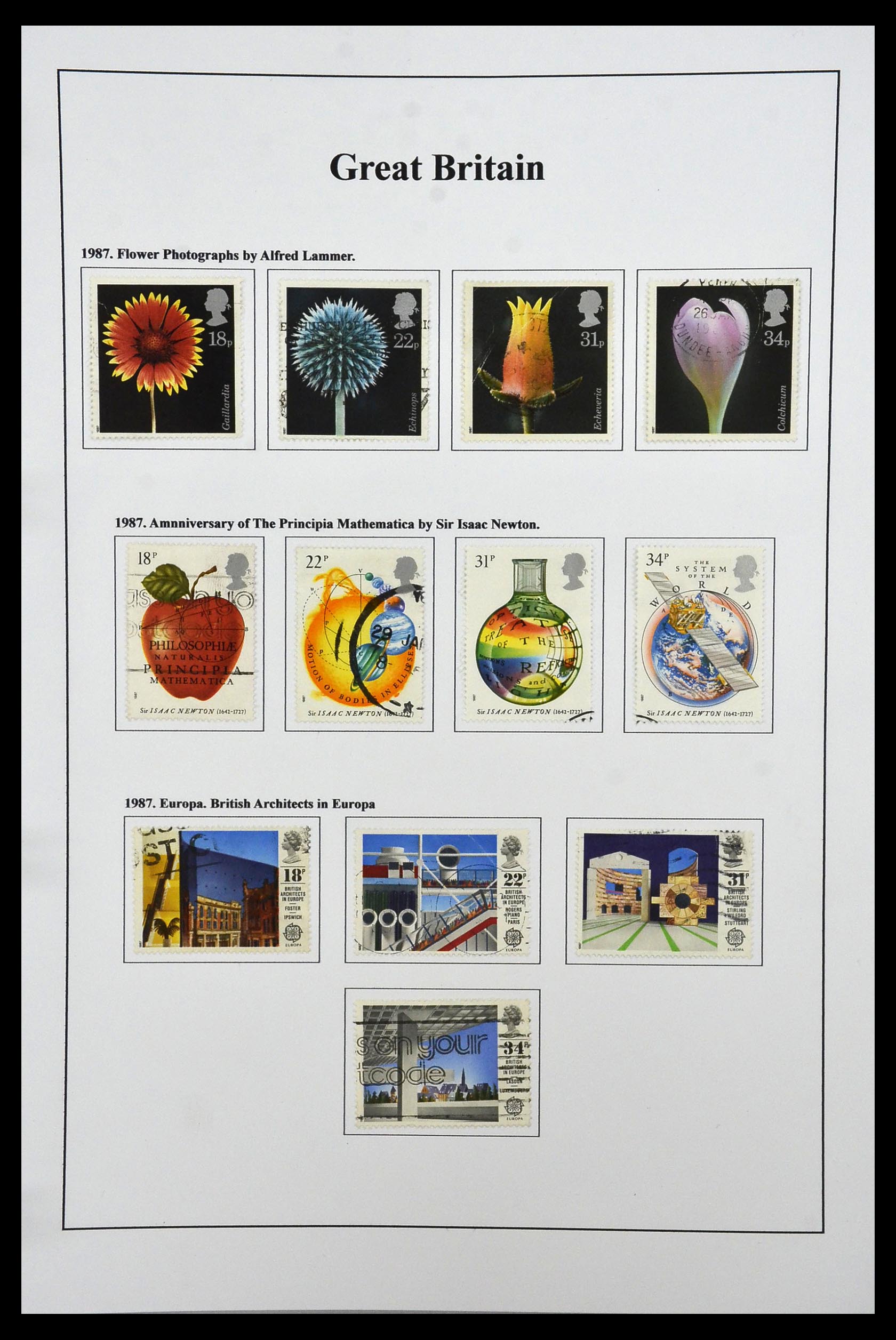 34022 056 - Stamp collection 34022 Great Britain 1952-2008.