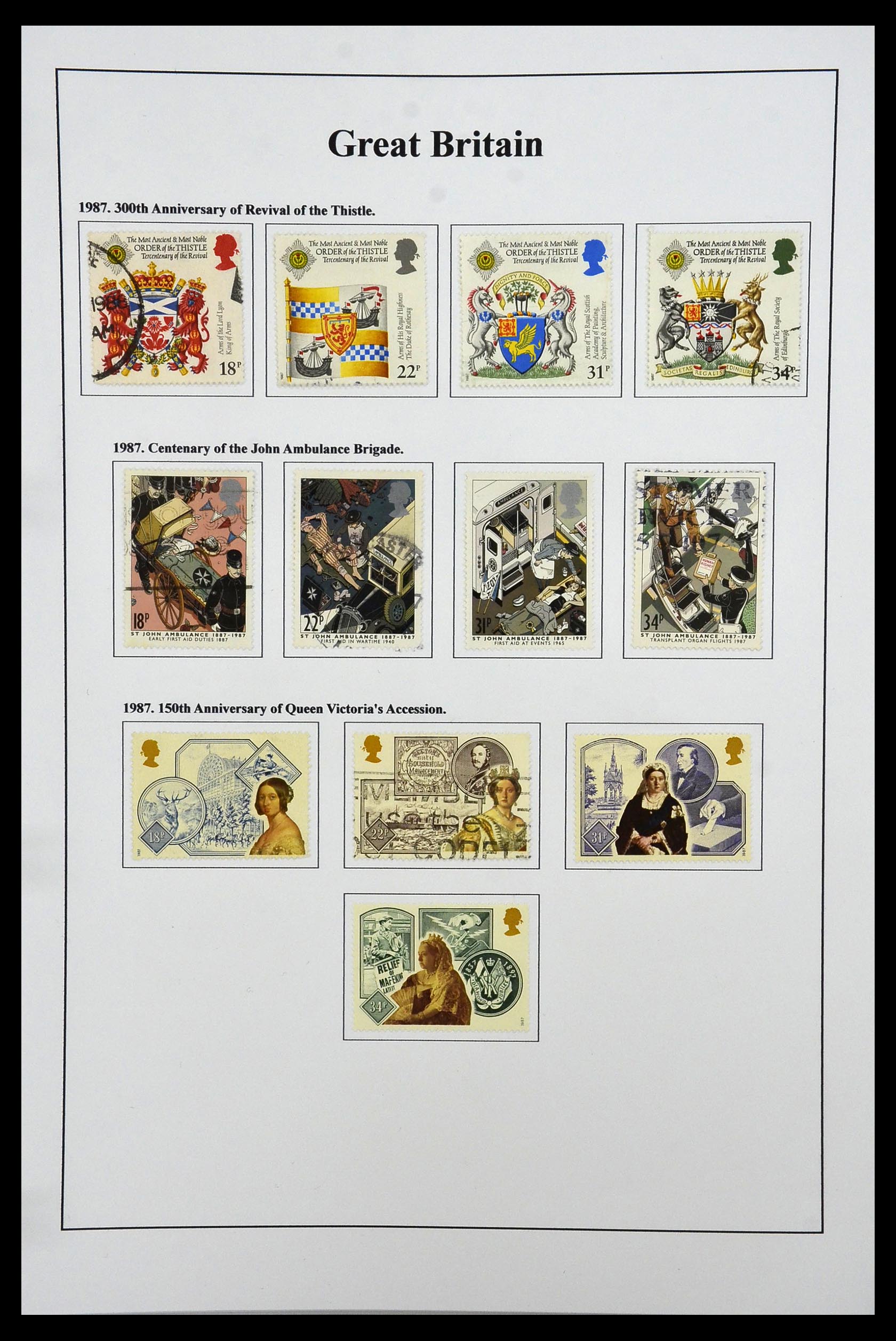 34022 057 - Stamp collection 34022 Great Britain 1952-2008.