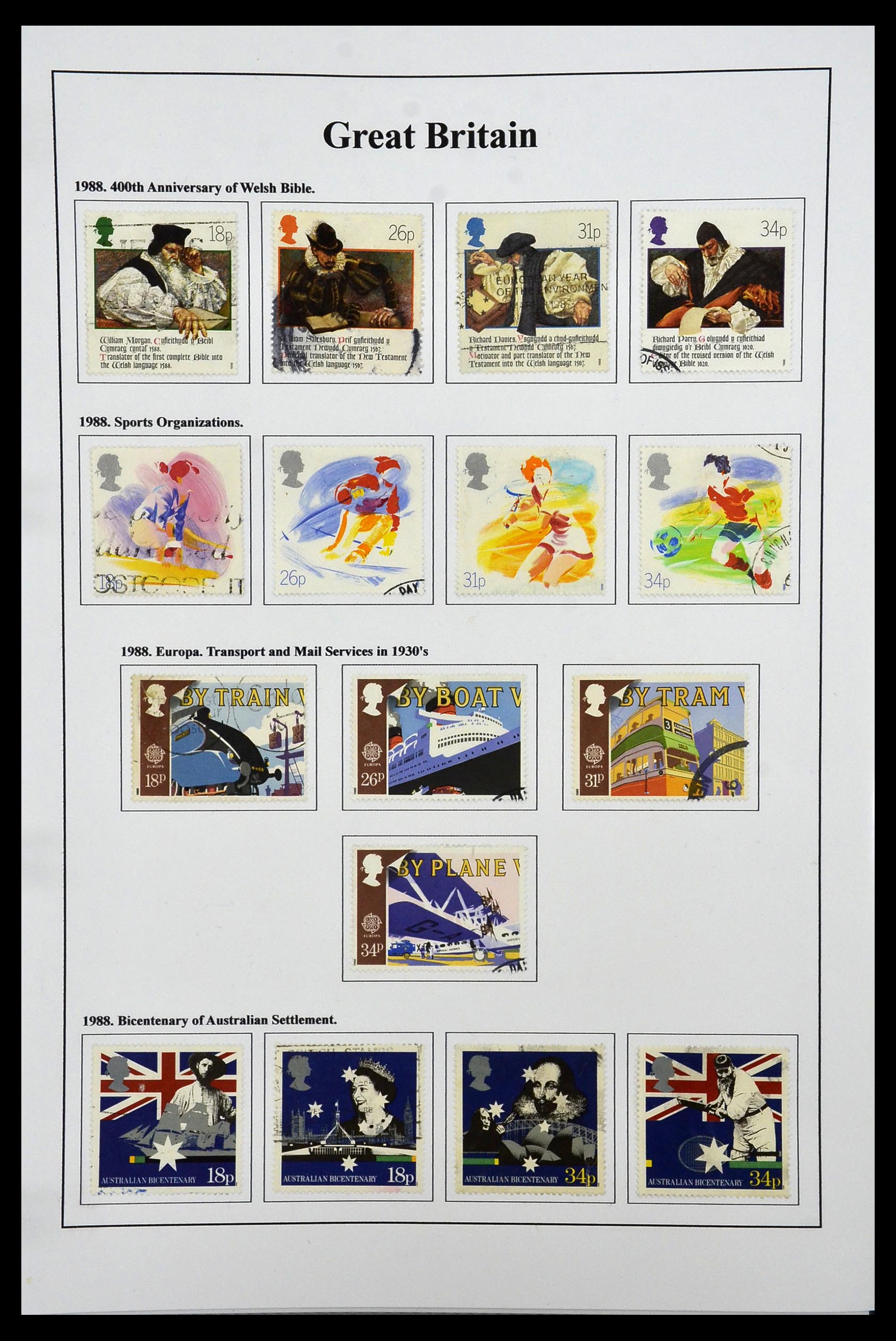 34022 059 - Stamp collection 34022 Great Britain 1952-2008.