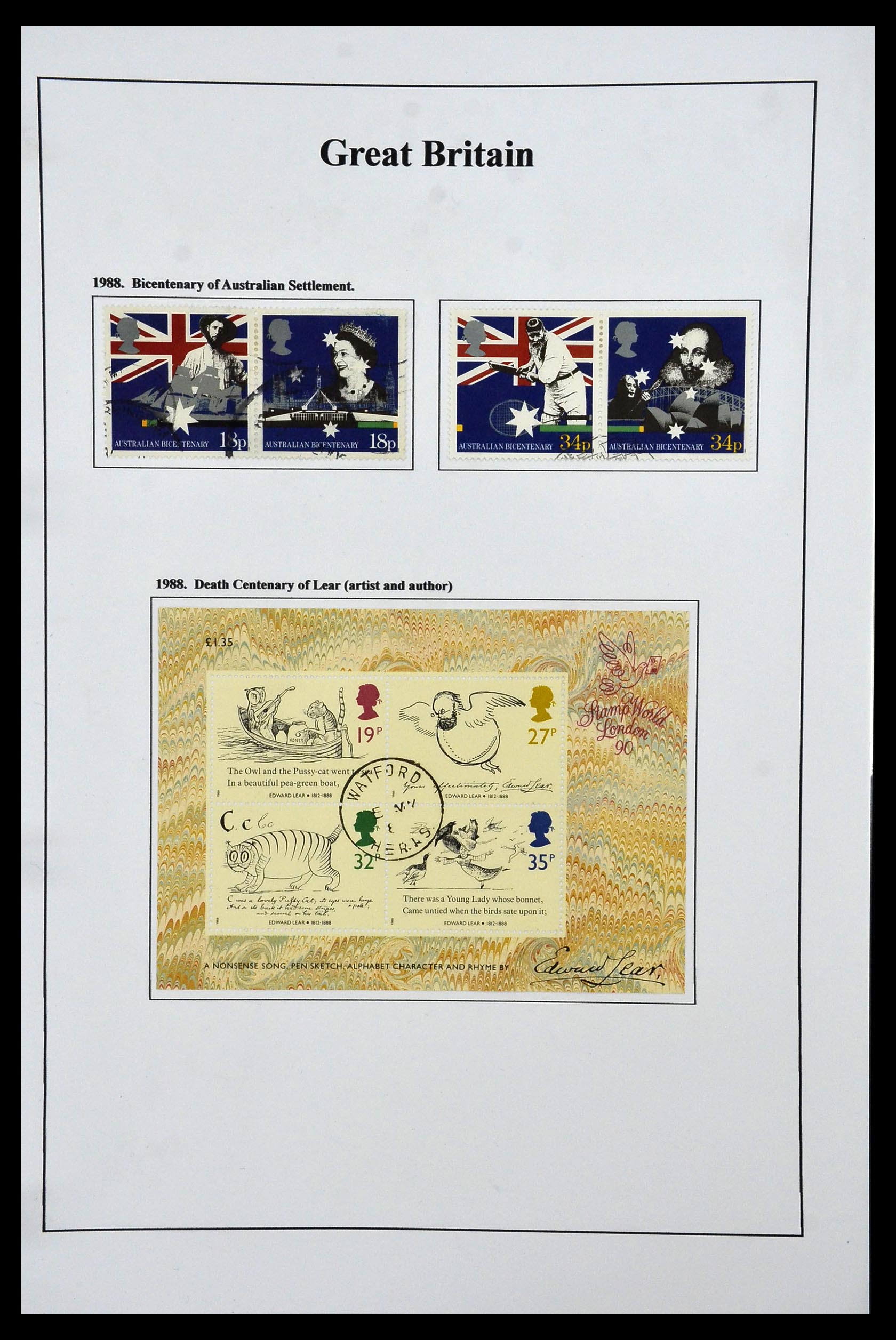 34022 060 - Stamp collection 34022 Great Britain 1952-2008.