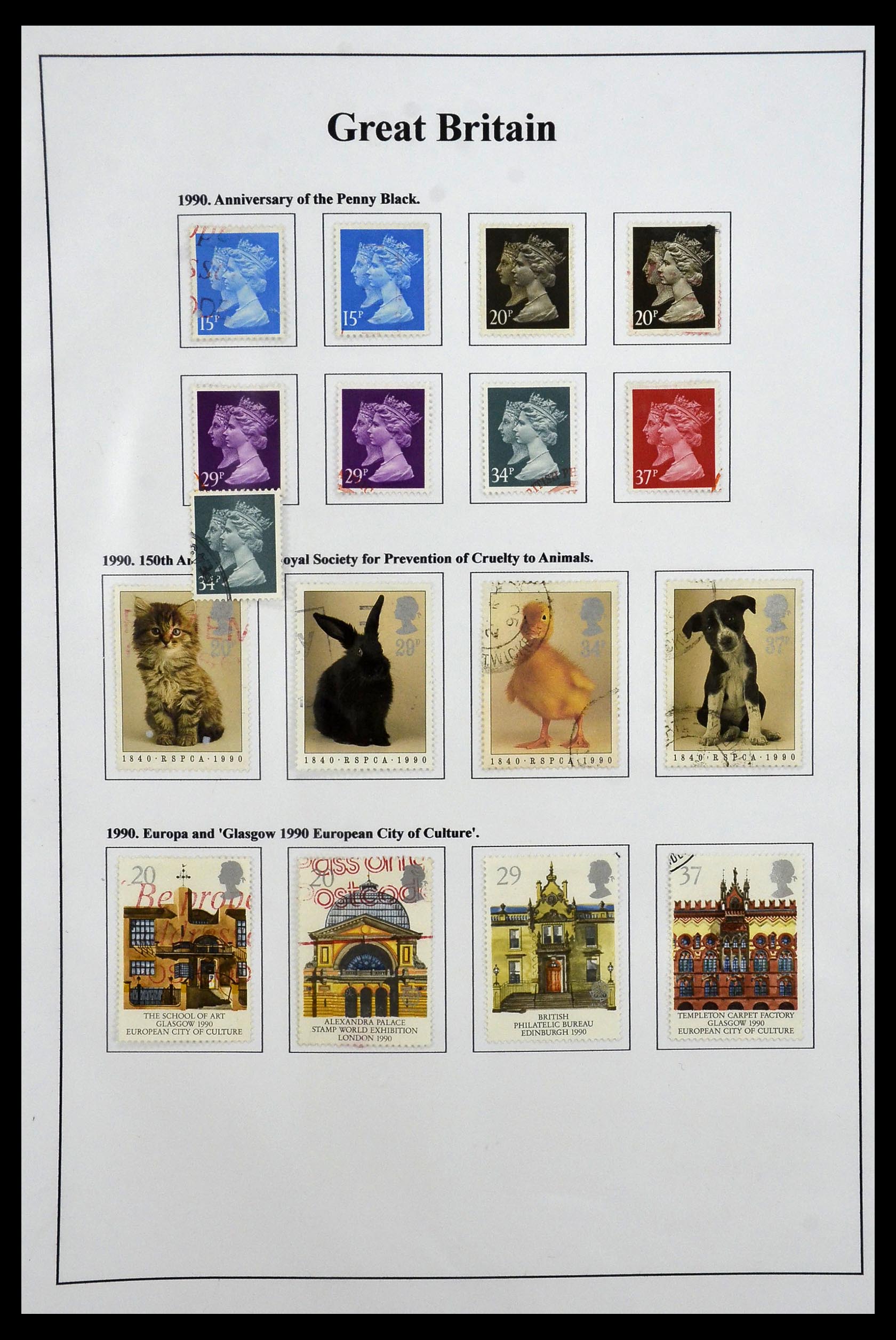 34022 066 - Stamp collection 34022 Great Britain 1952-2008.