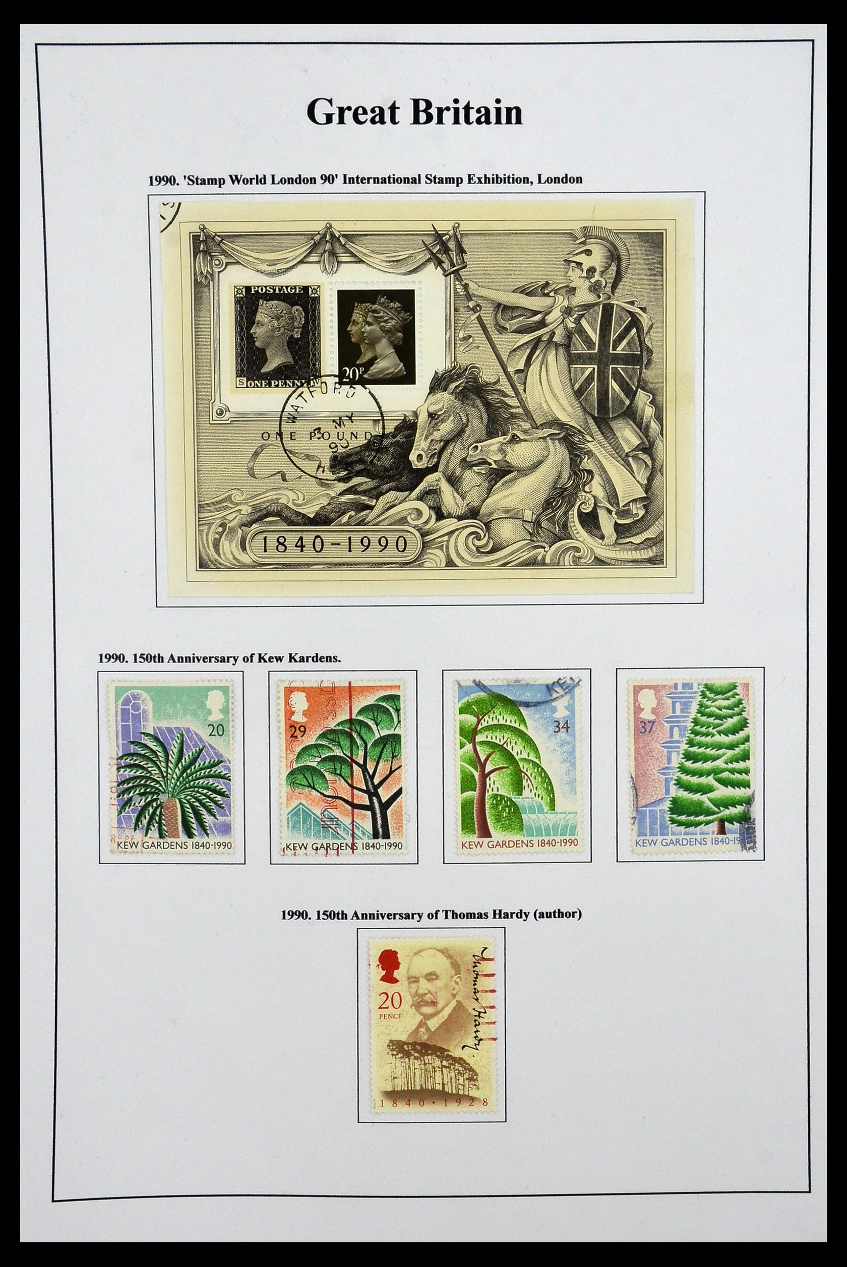34022 068 - Stamp collection 34022 Great Britain 1952-2008.