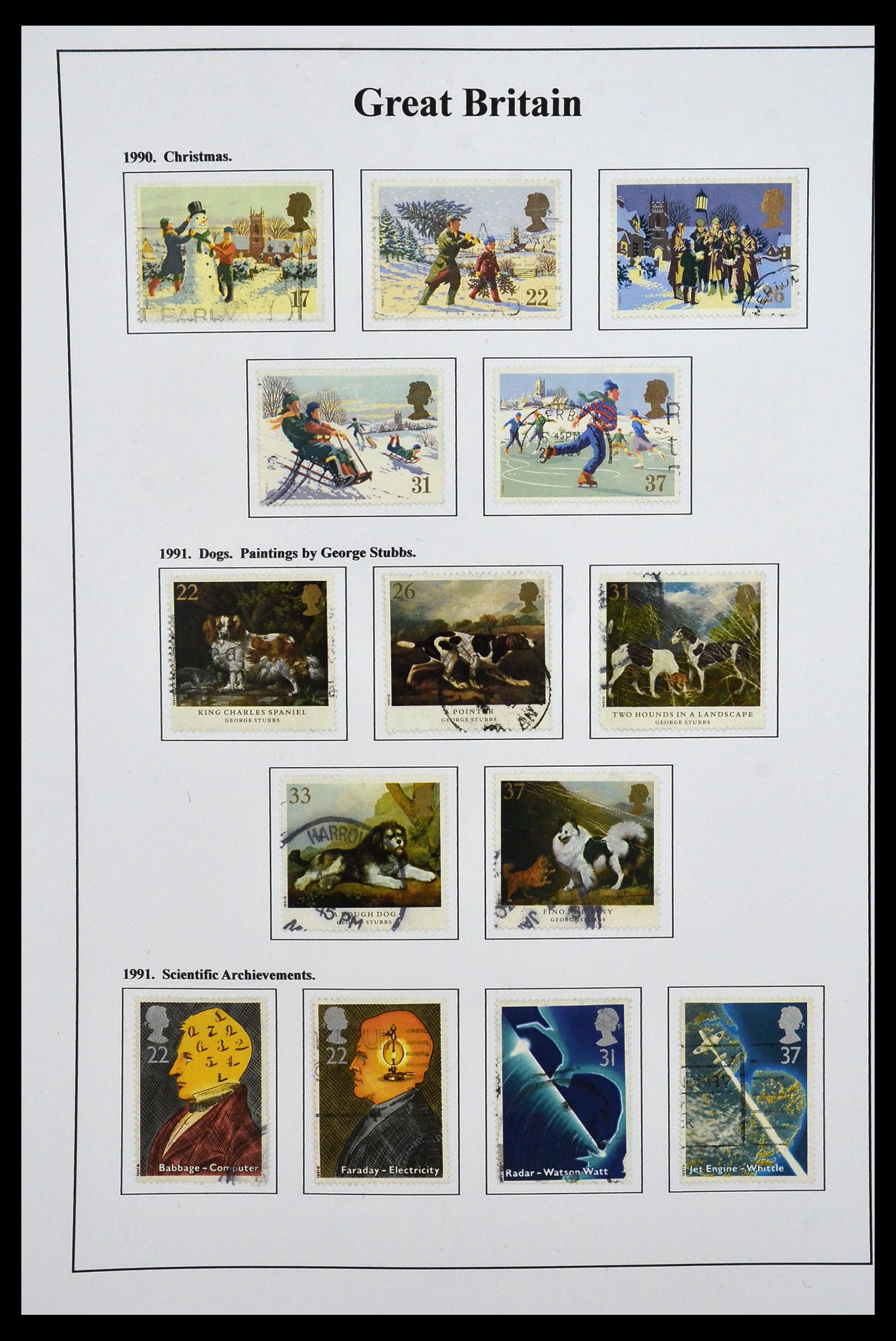 34022 070 - Stamp collection 34022 Great Britain 1952-2008.