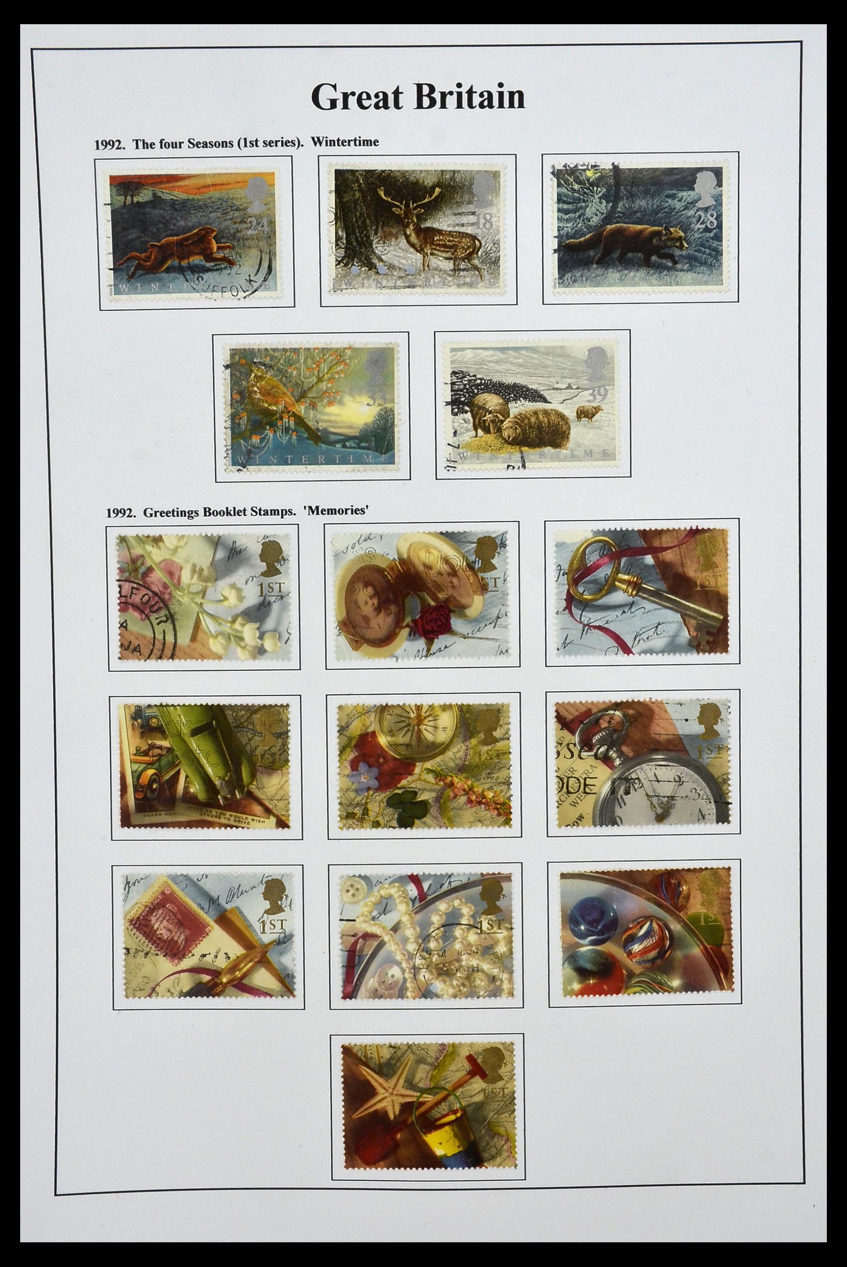 34022 075 - Stamp collection 34022 Great Britain 1952-2008.