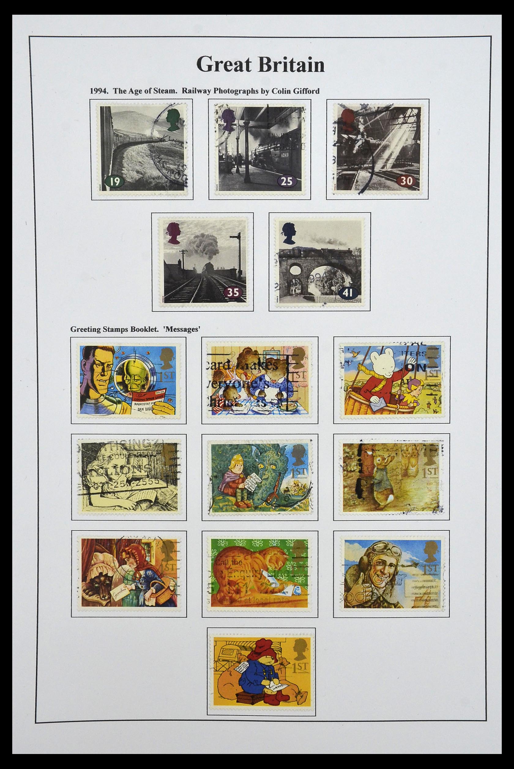 34022 084 - Stamp collection 34022 Great Britain 1952-2008.