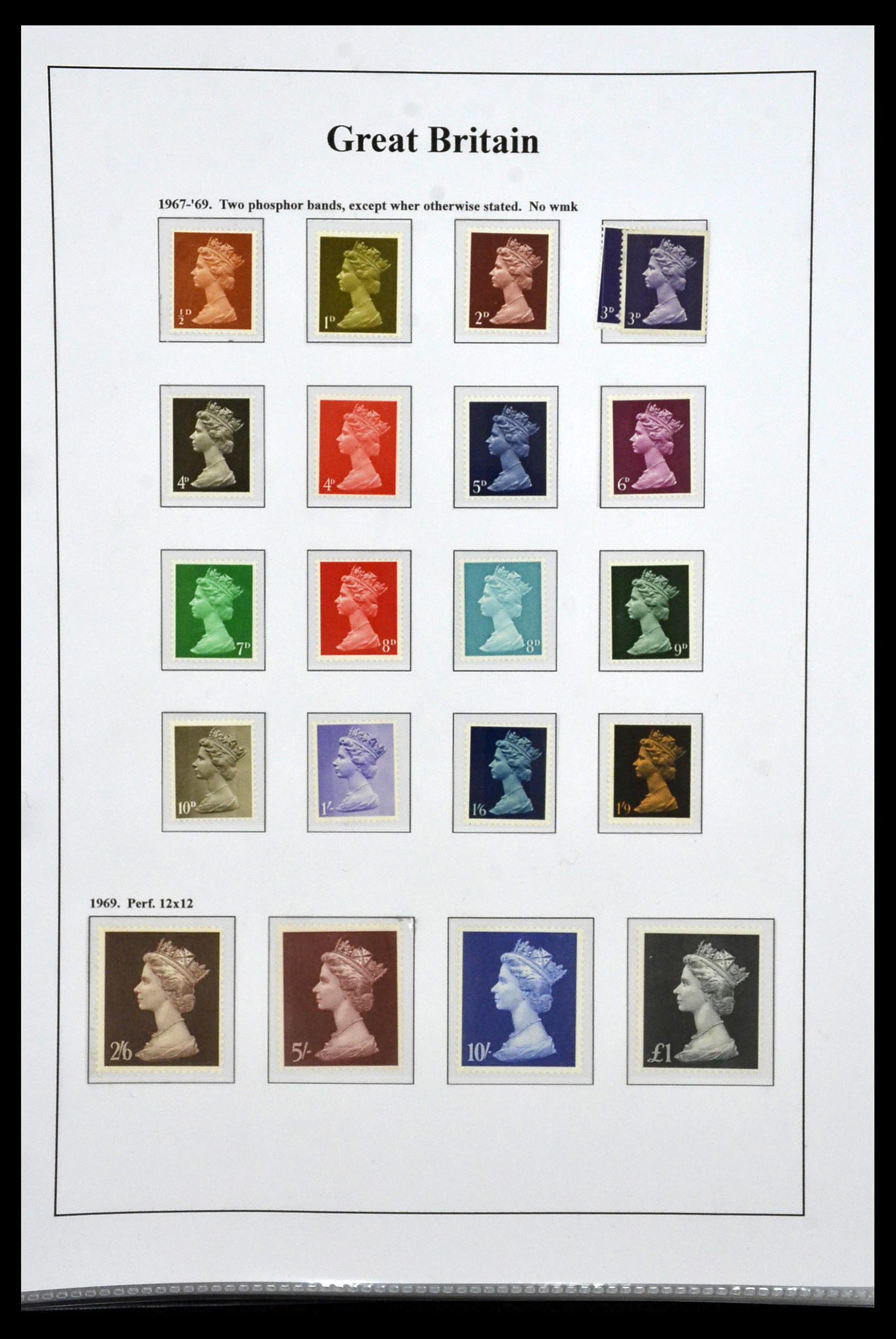 34022 219 - Stamp collection 34022 Great Britain 1952-2008.