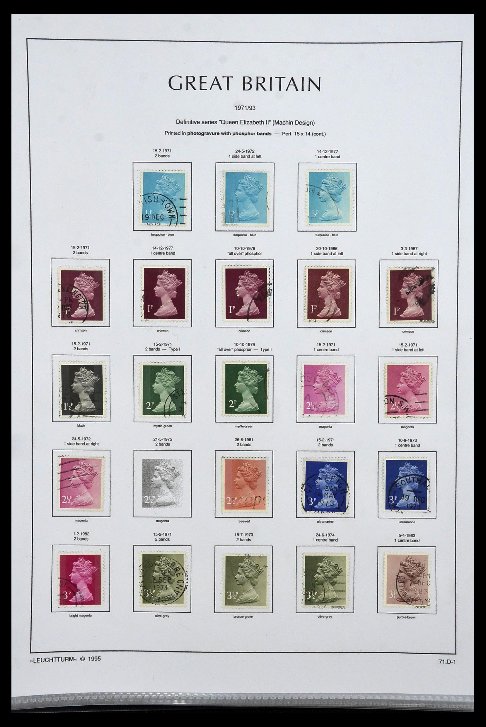 34022 220 - Stamp collection 34022 Great Britain 1952-2008.