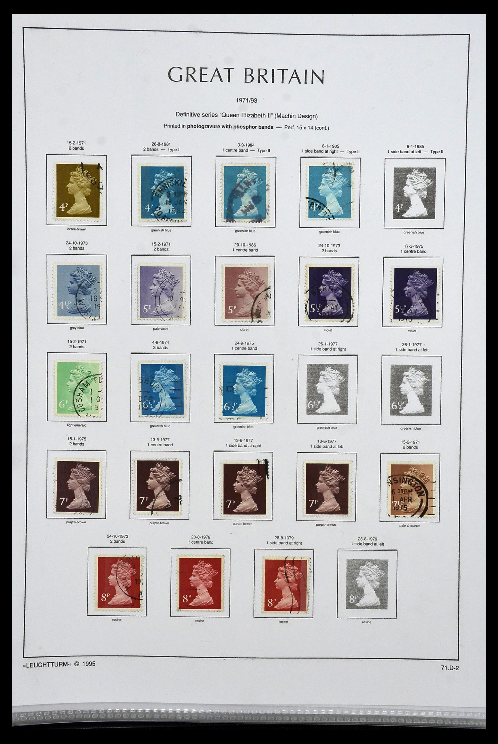 34022 221 - Stamp collection 34022 Great Britain 1952-2008.