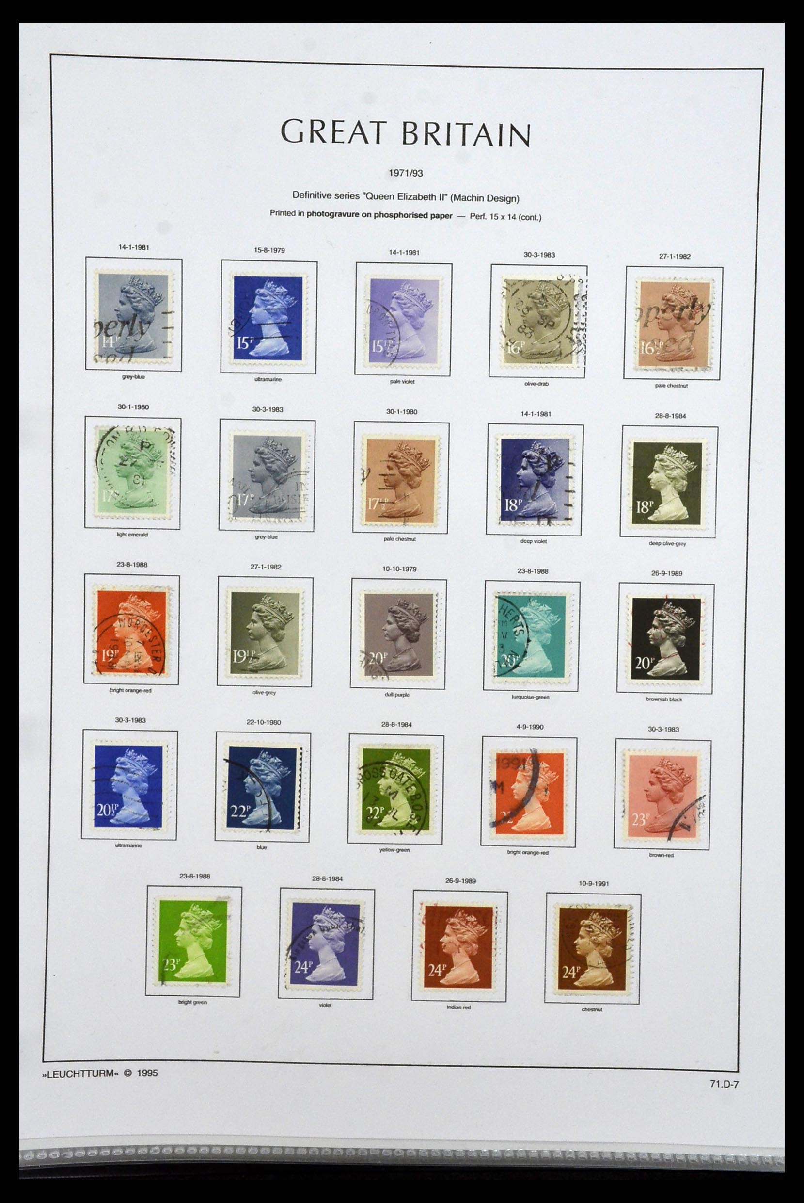 34022 226 - Stamp collection 34022 Great Britain 1952-2008.