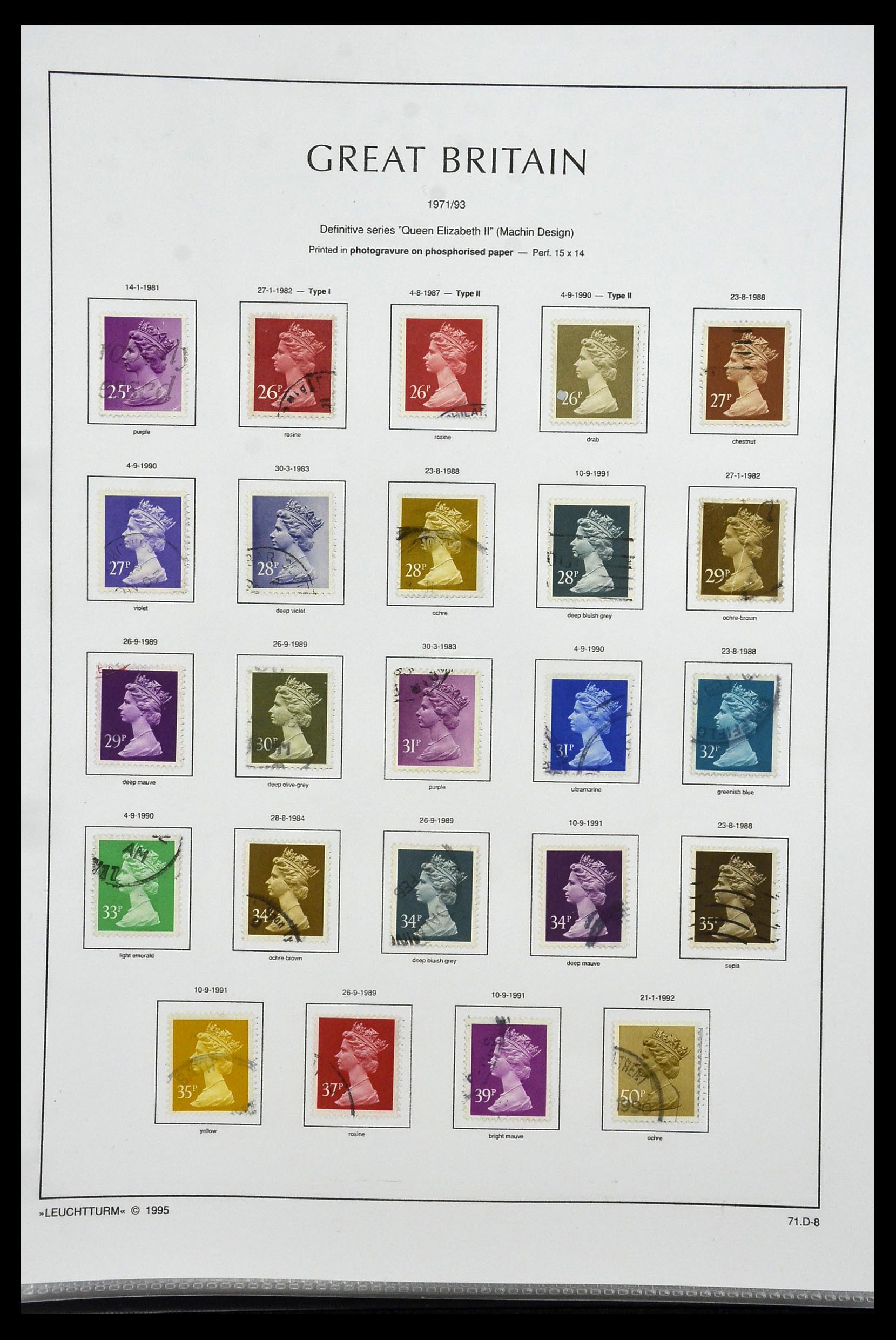34022 227 - Stamp collection 34022 Great Britain 1952-2008.