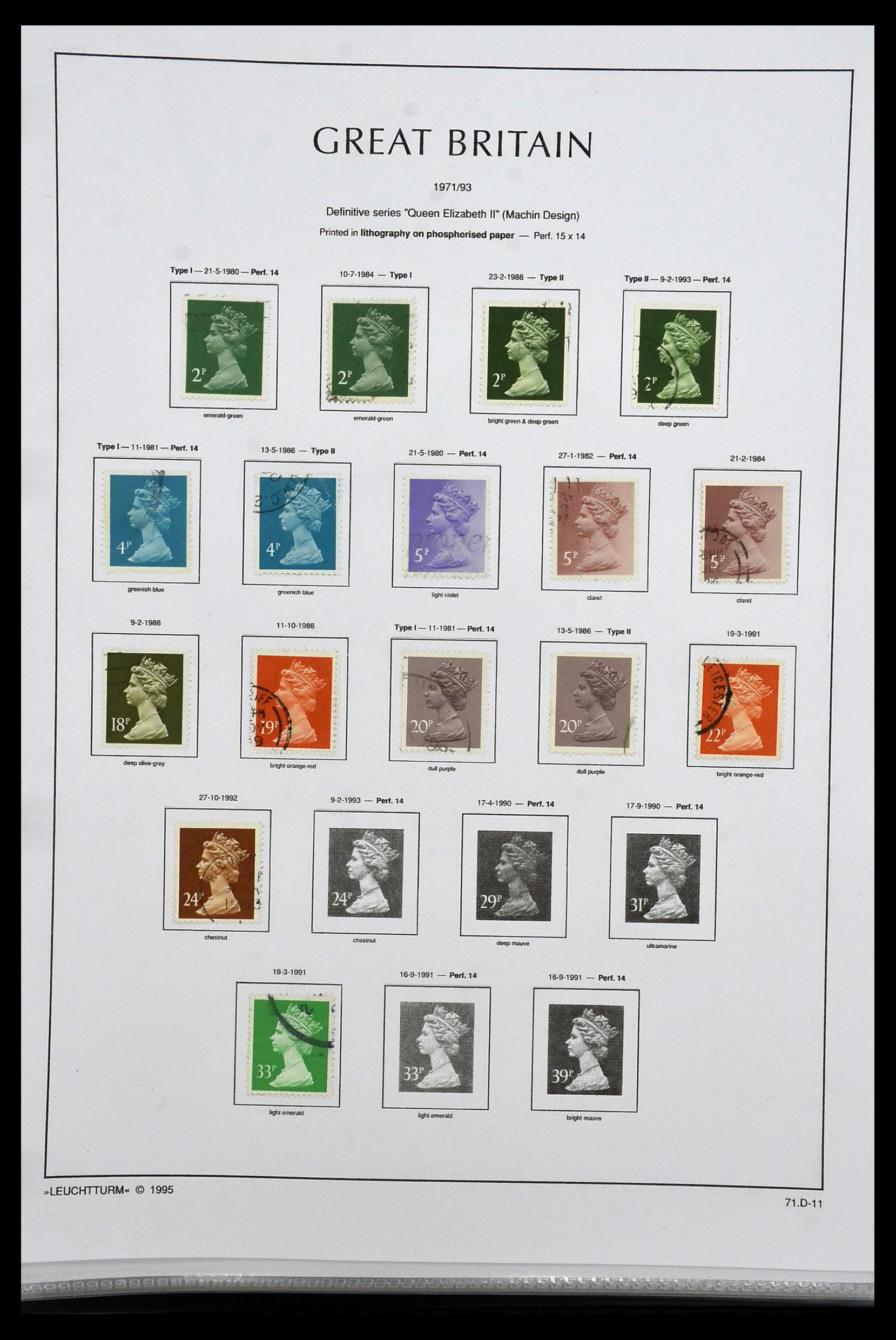 34022 229 - Stamp collection 34022 Great Britain 1952-2008.