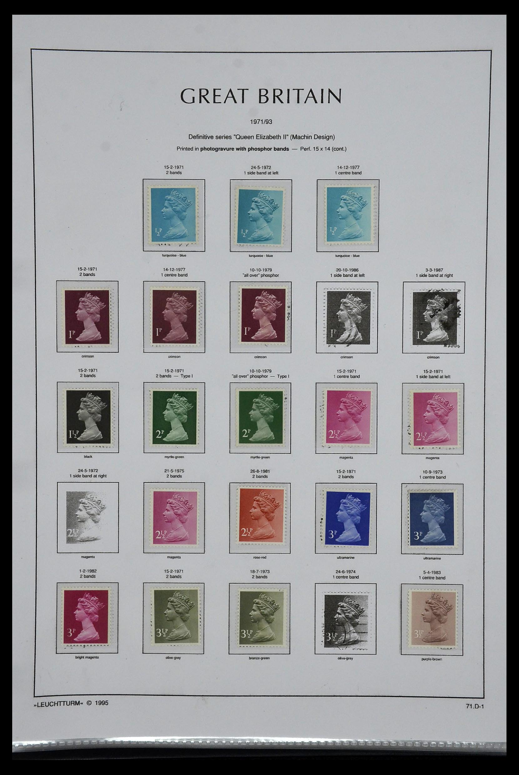 34022 230 - Stamp collection 34022 Great Britain 1952-2008.